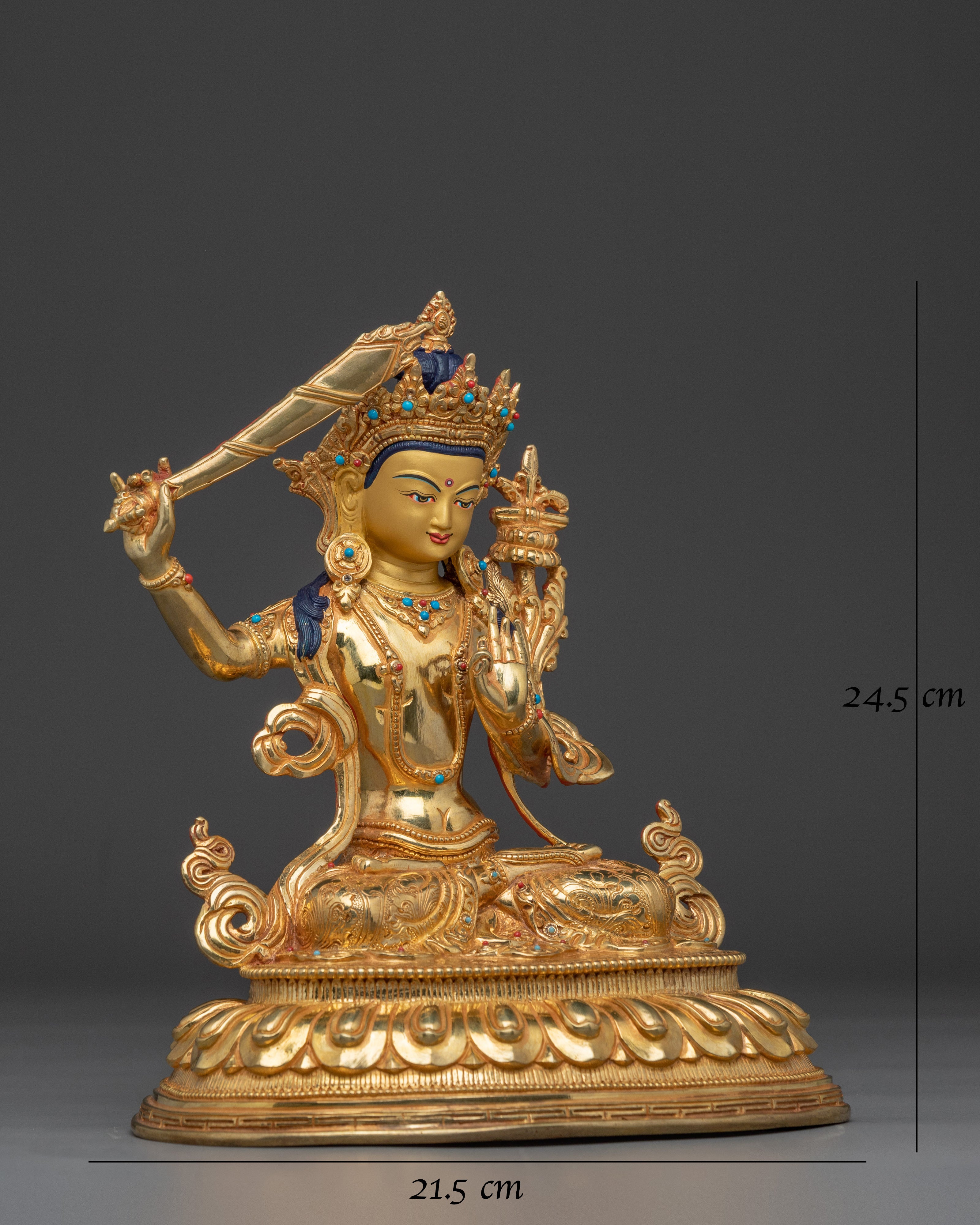 Dharma Protector Manjushri Art | Bodhisattva of Transcendent Wisdom