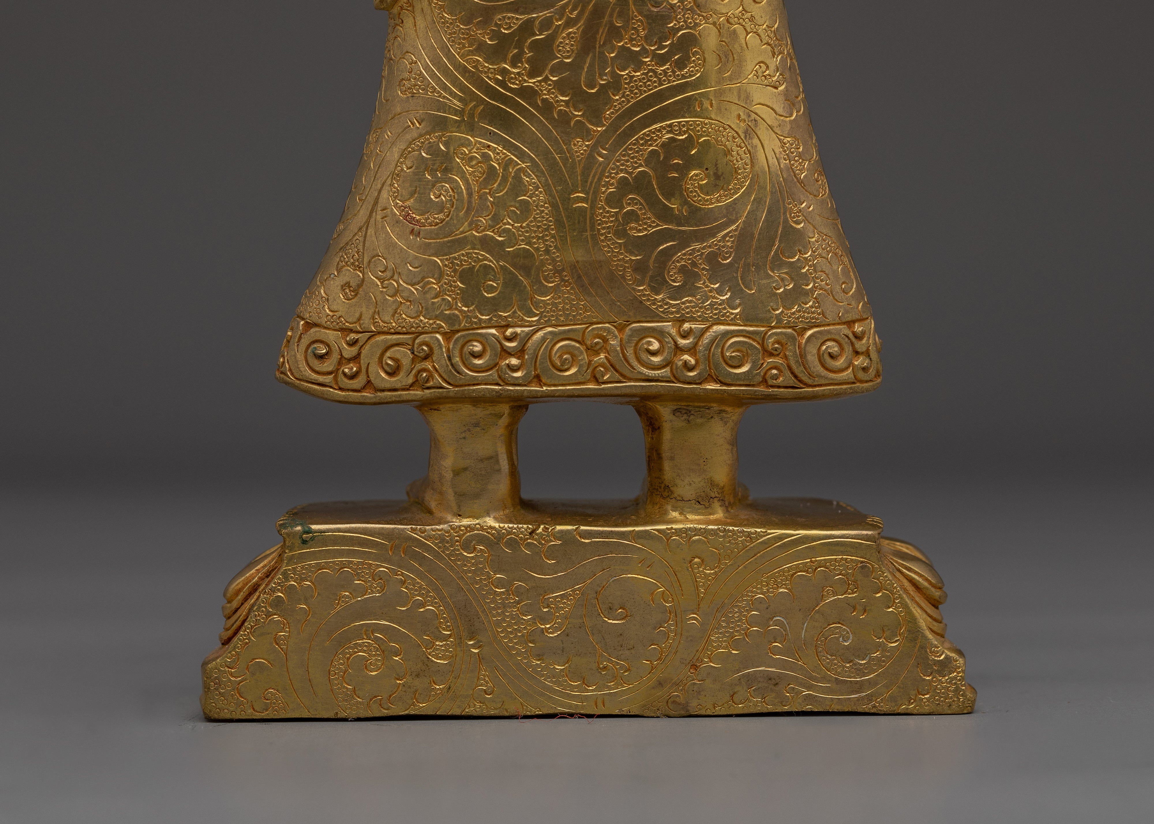 Gold Gilded Shakyamuni Buddha Disciples Statues | Spiritual Altar, Meditation Room Decor