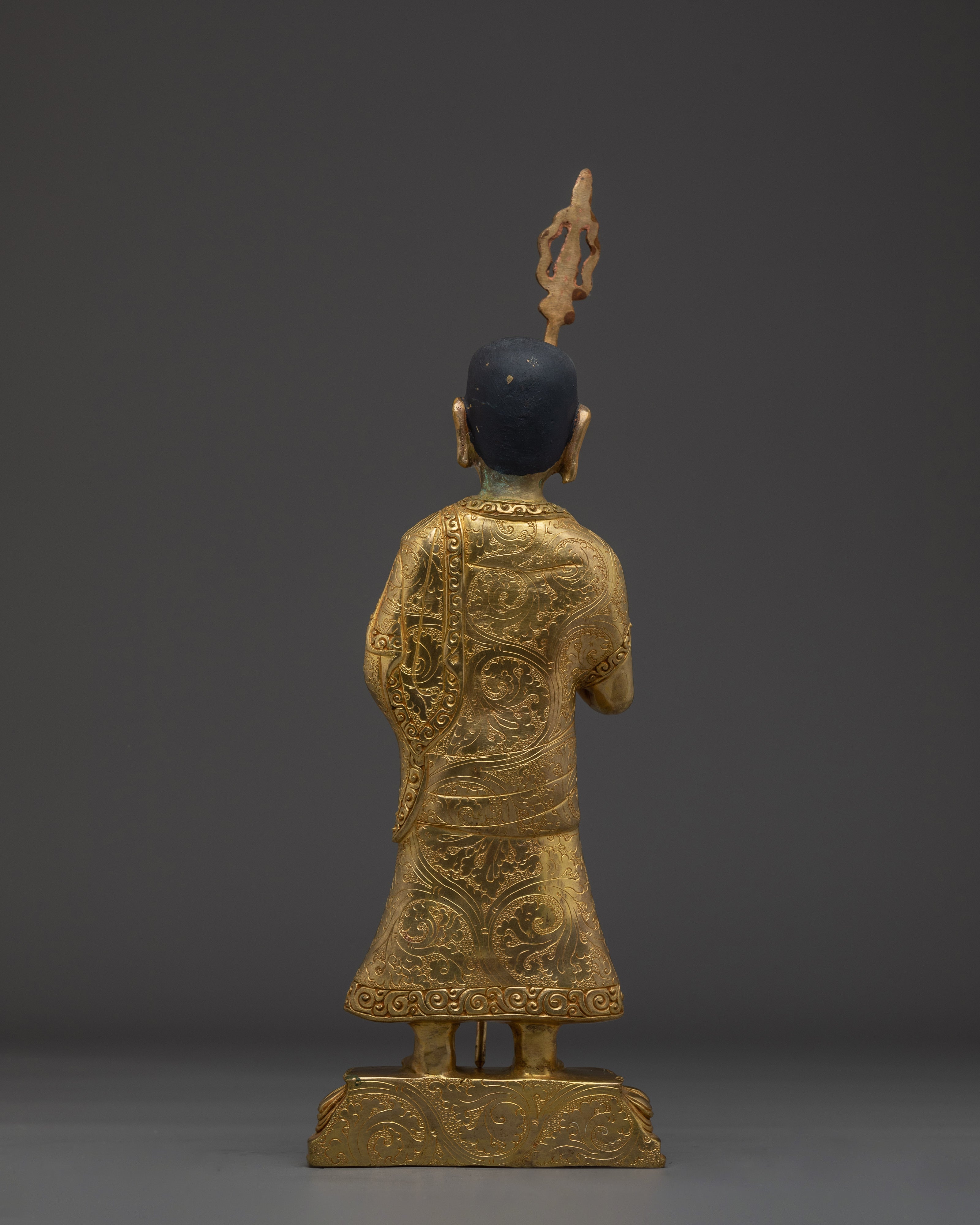 Gold Gilded Shakyamuni Buddha Disciples Statues | Spiritual Altar, Meditation Room Decor