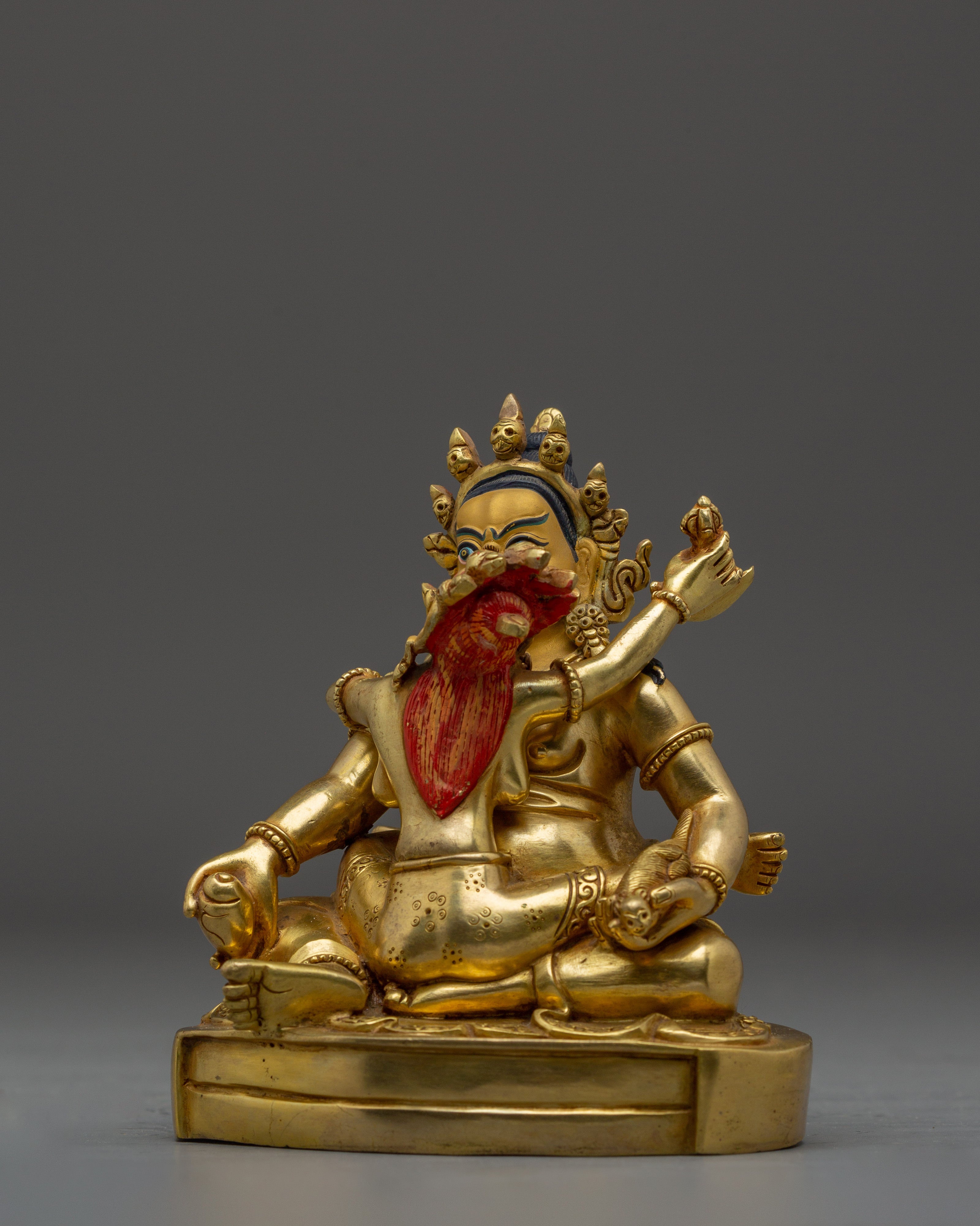 Dzambhala with consort | Wealth Deity Yab Yum