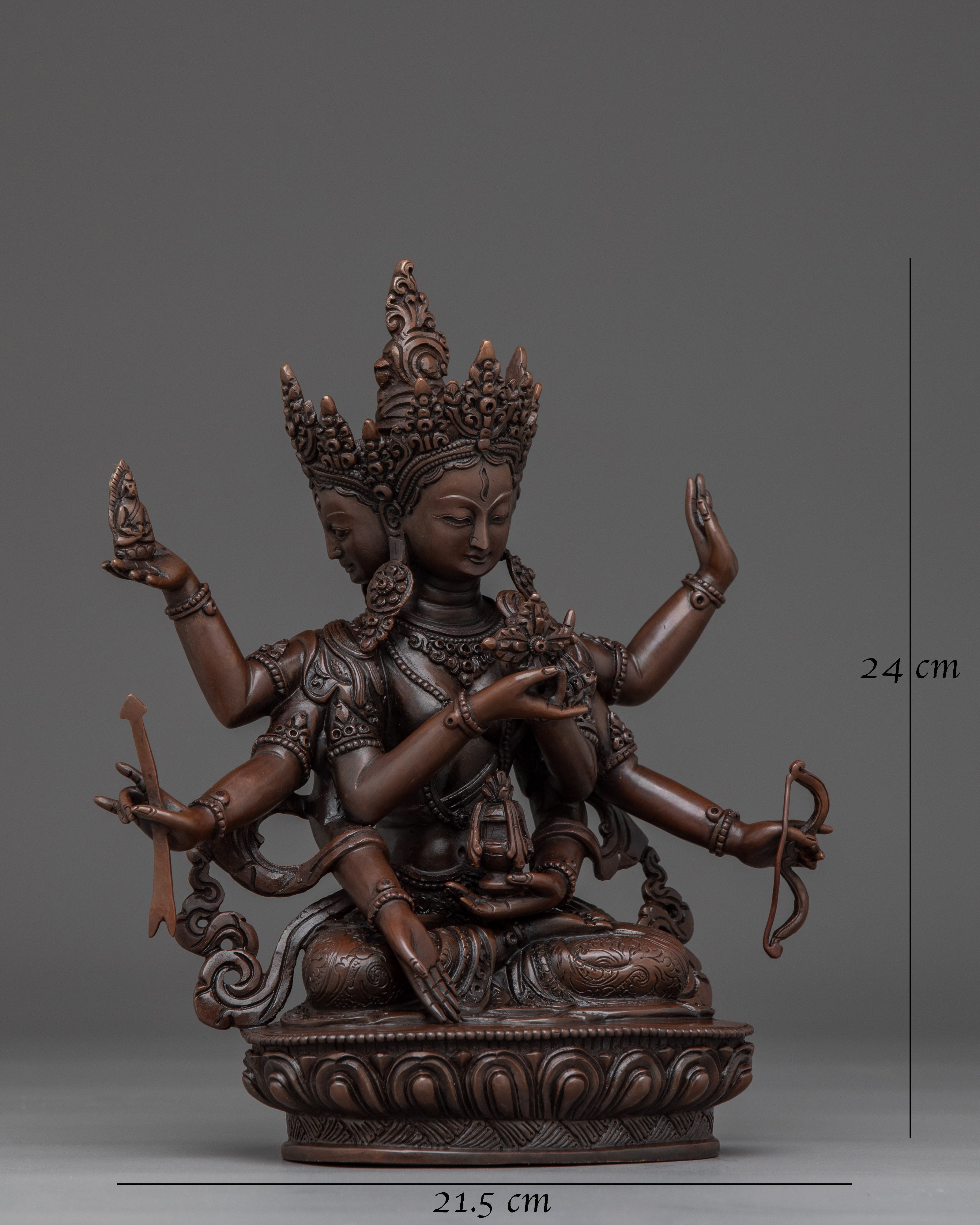 Handcrafted Namgyalma Copper Statue