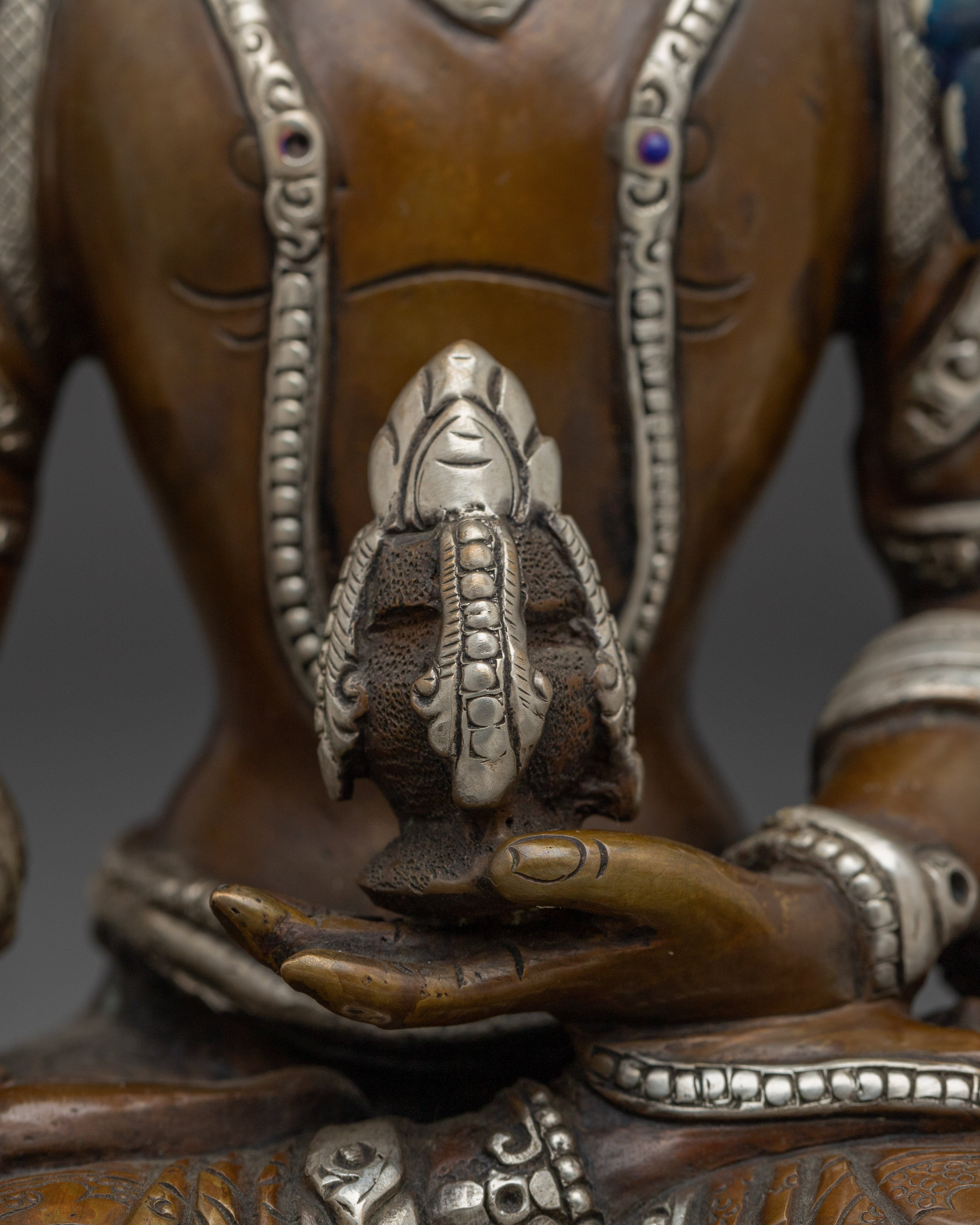 Sacred Amitayus Sculpture | Buddha of Long Life for Altar and Meditation Space