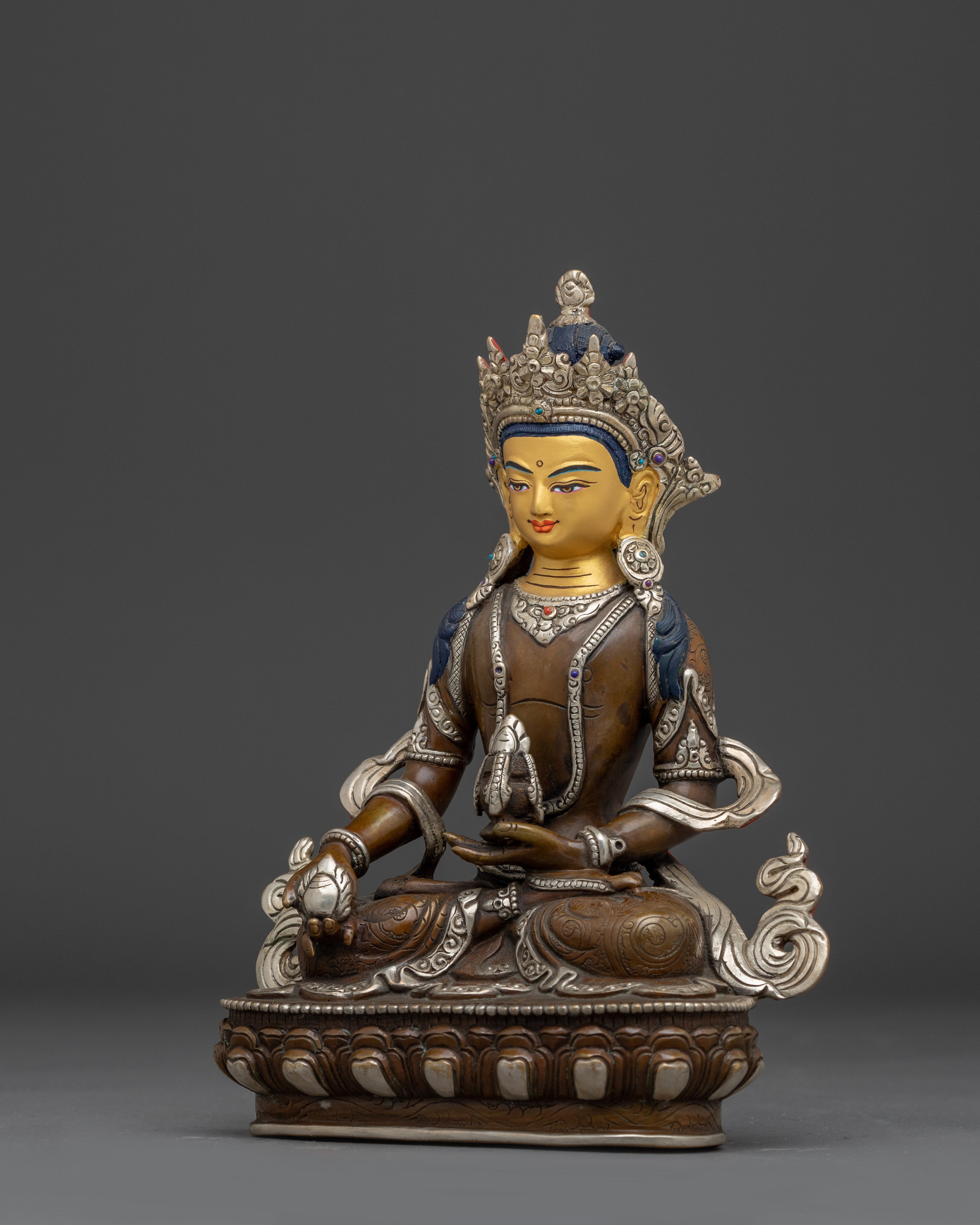 Sacred Amitayus Sculpture | Buddha of Long Life for Altar and Meditation Space