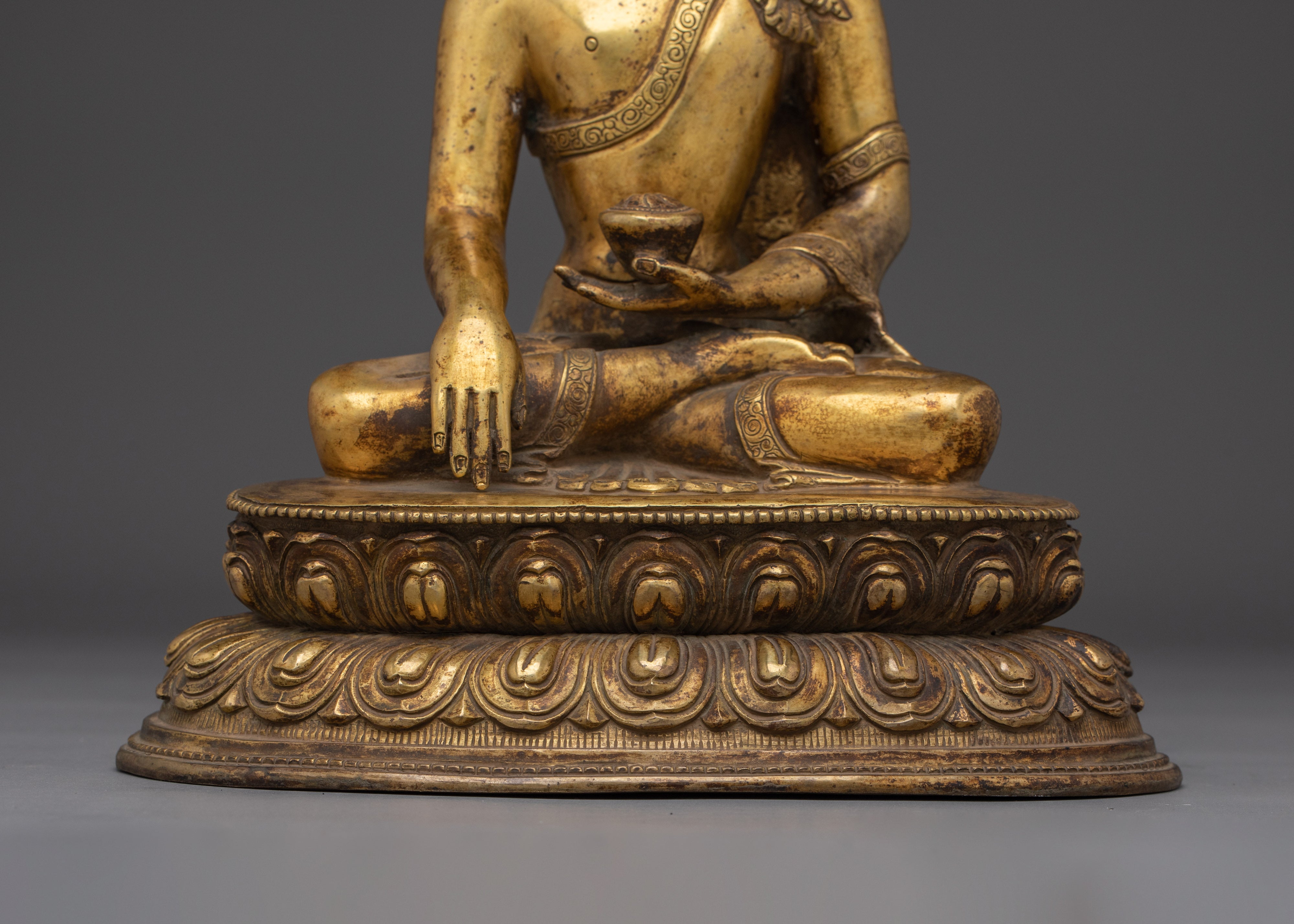 Handcrafted Himalayan Art of Shakyamuni Buddha | Spiritual Altar