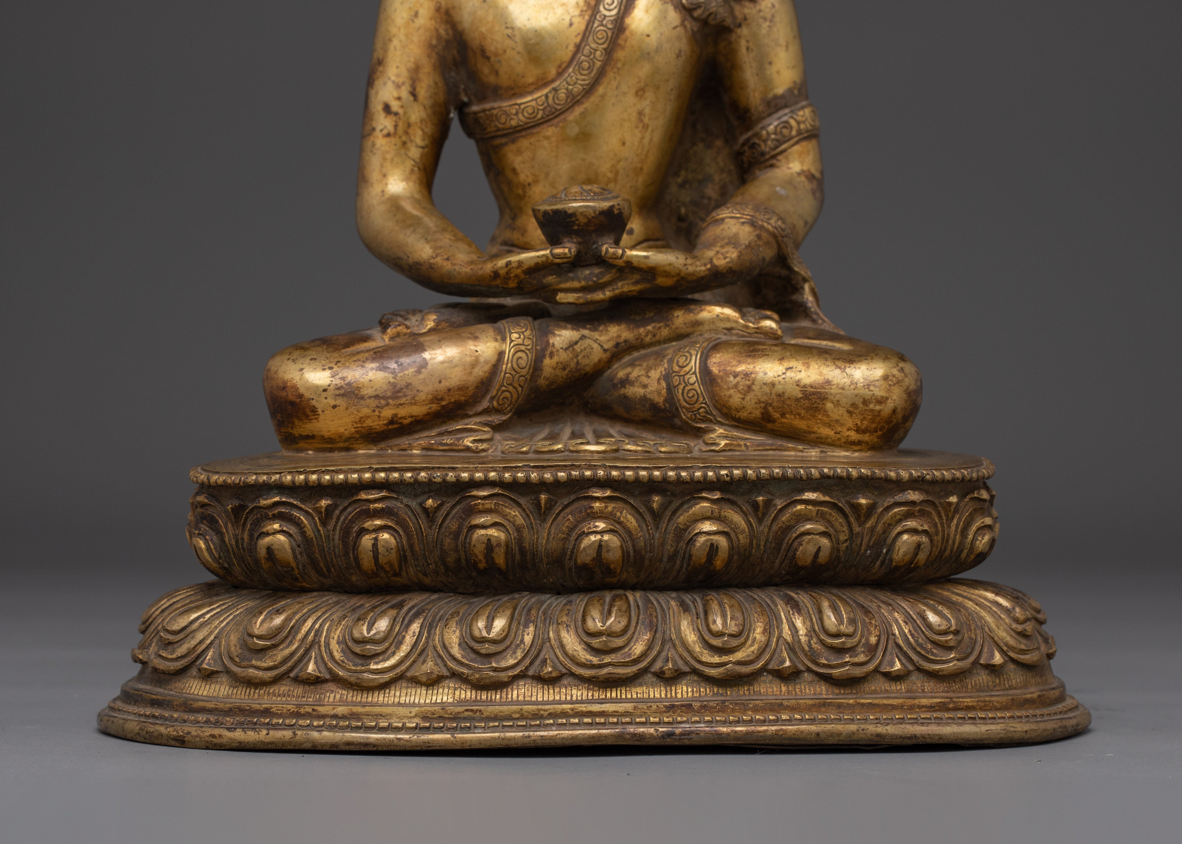 Sacred Buddhist Trio | Symbol of Healing and Enlightenment