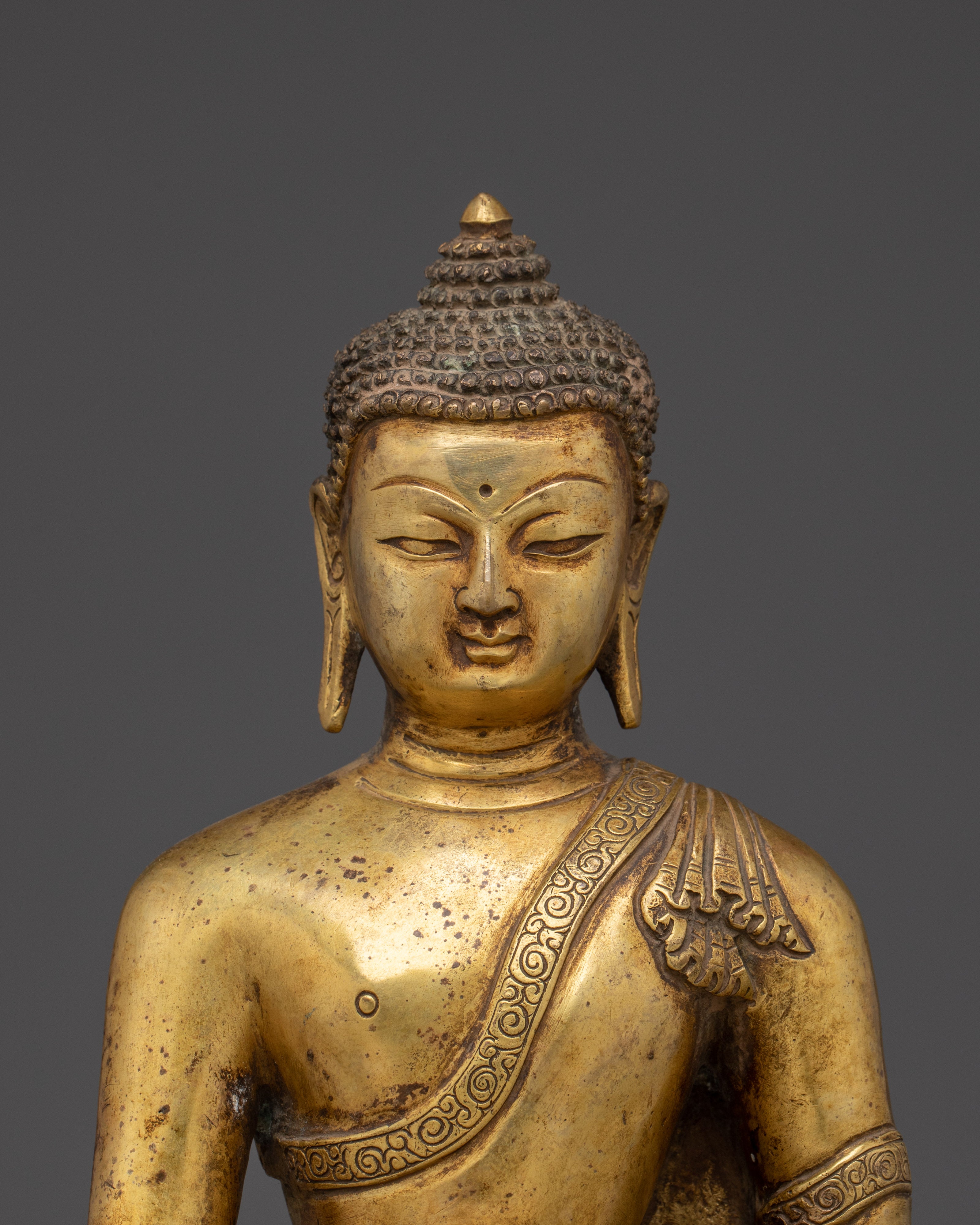 Handcrafted Himalayan Art of Shakyamuni Buddha | Spiritual Altar