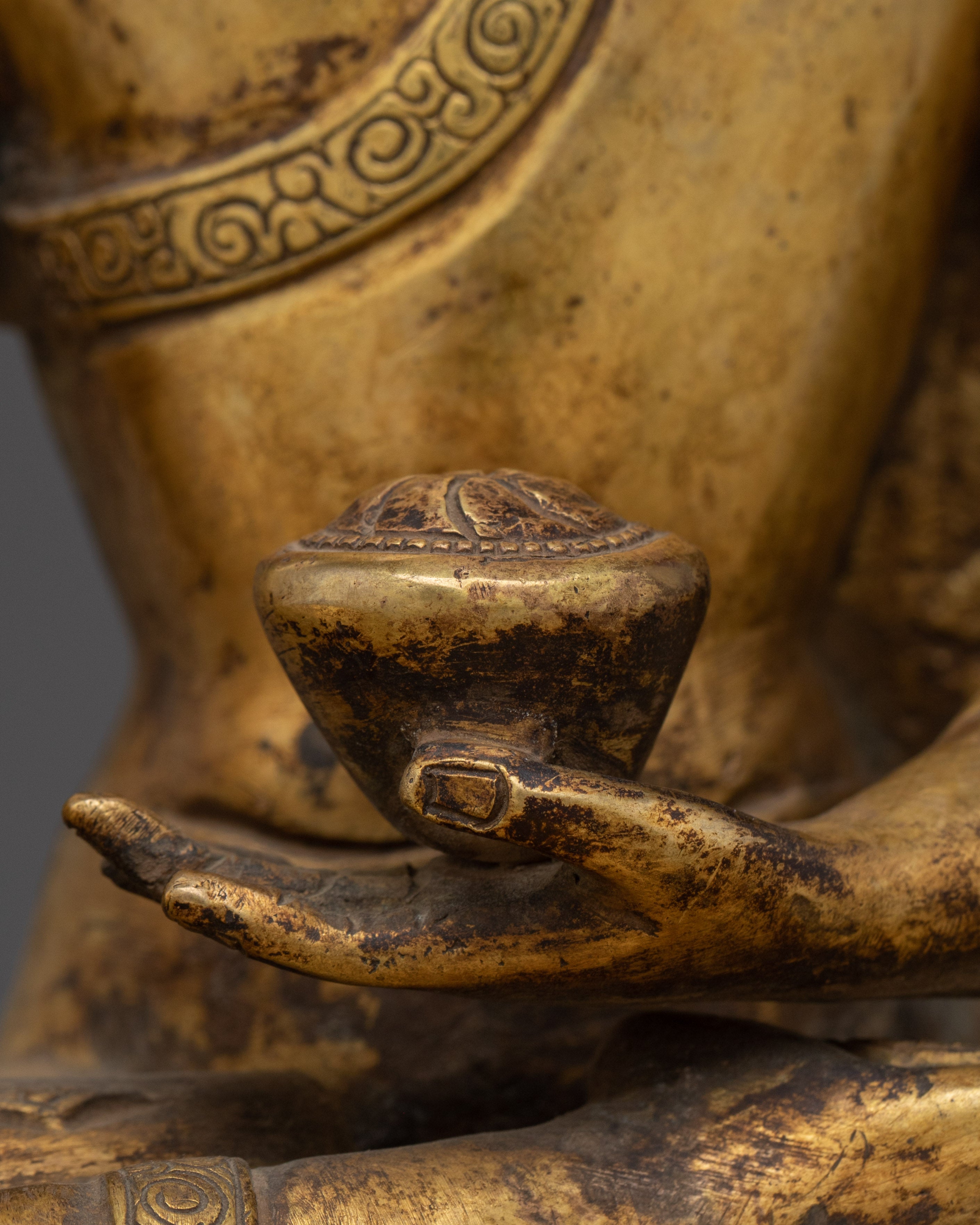 Handcrafted Himalayan Art of Shakyamuni Buddha | Spiritual Altar