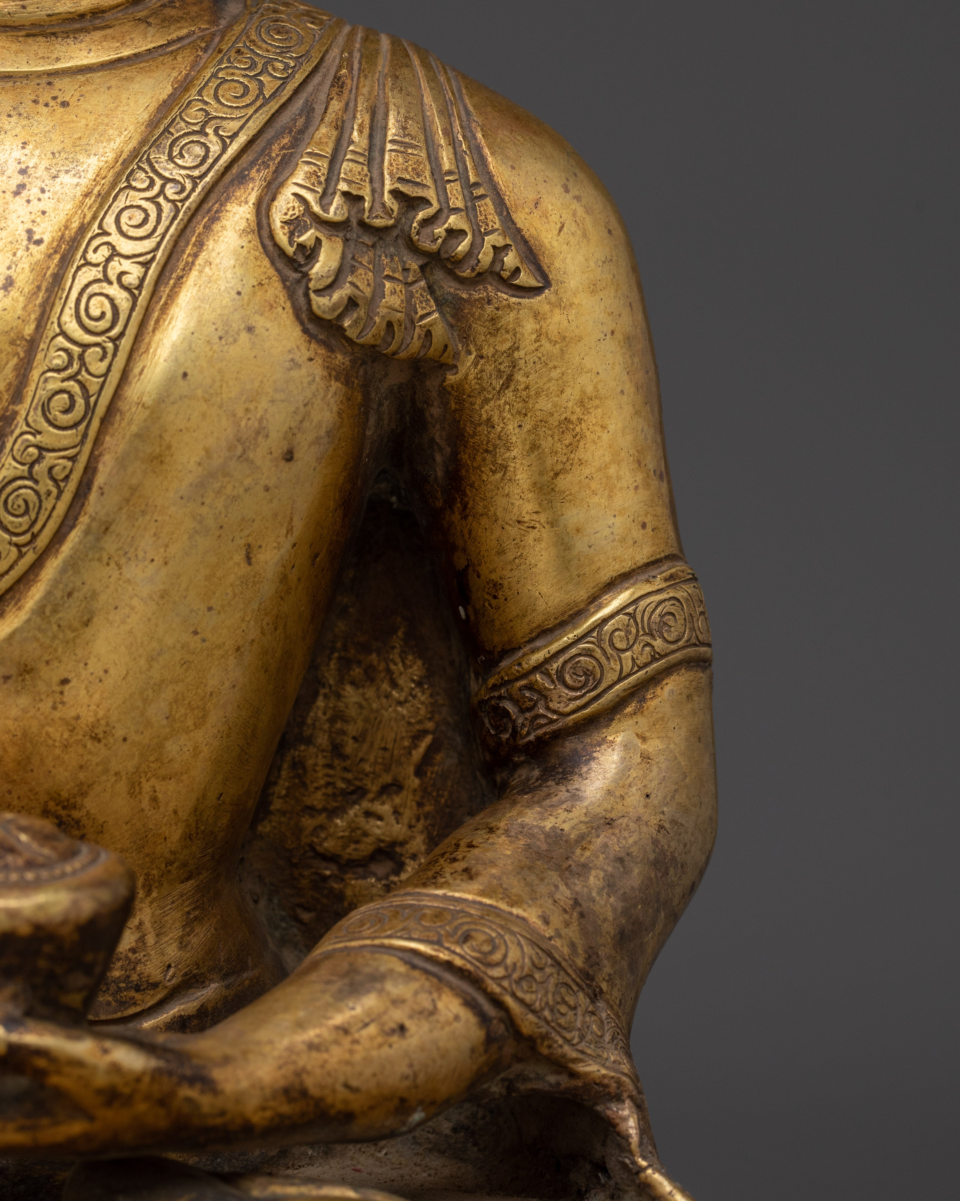 Handcrafted Himalayan Art of Shakyamuni Buddha | Spiritual Altar