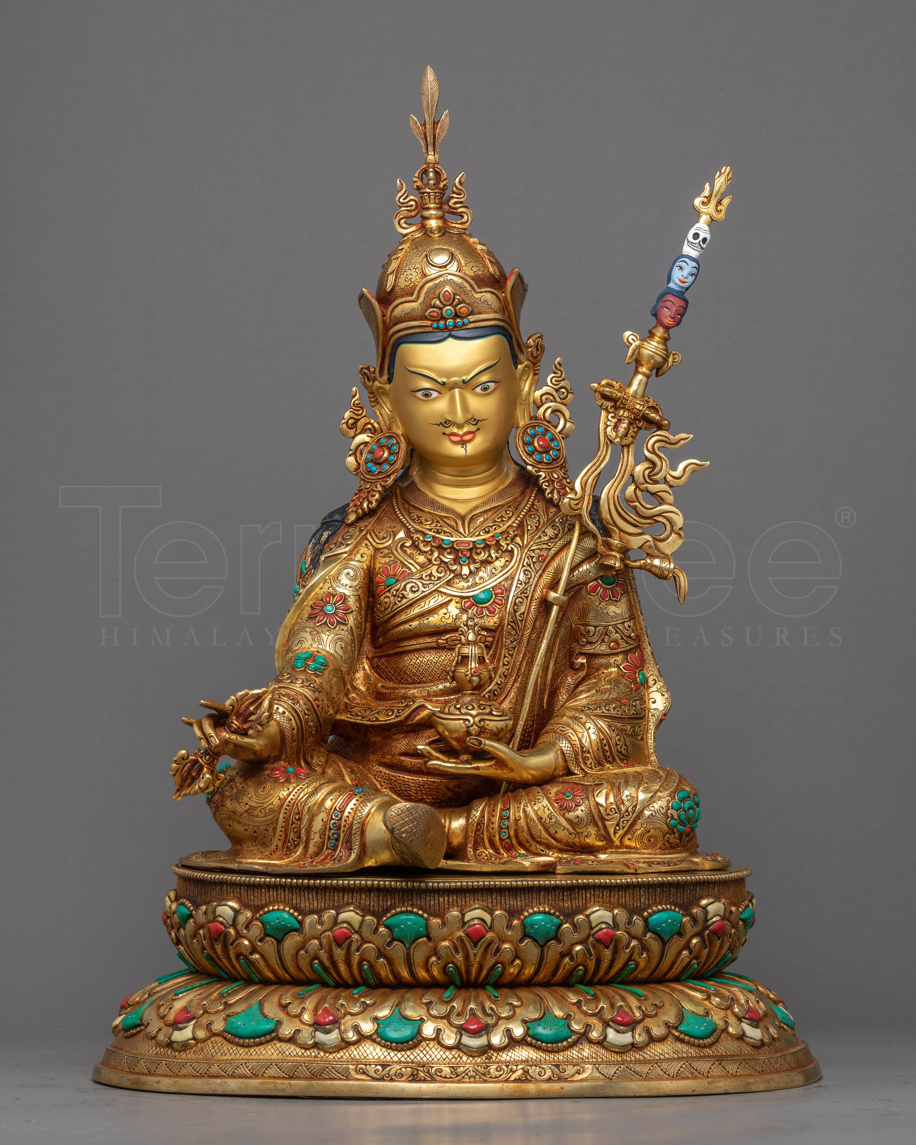 Guru Rinpoche Statue Art | Traditional Himalayan Art