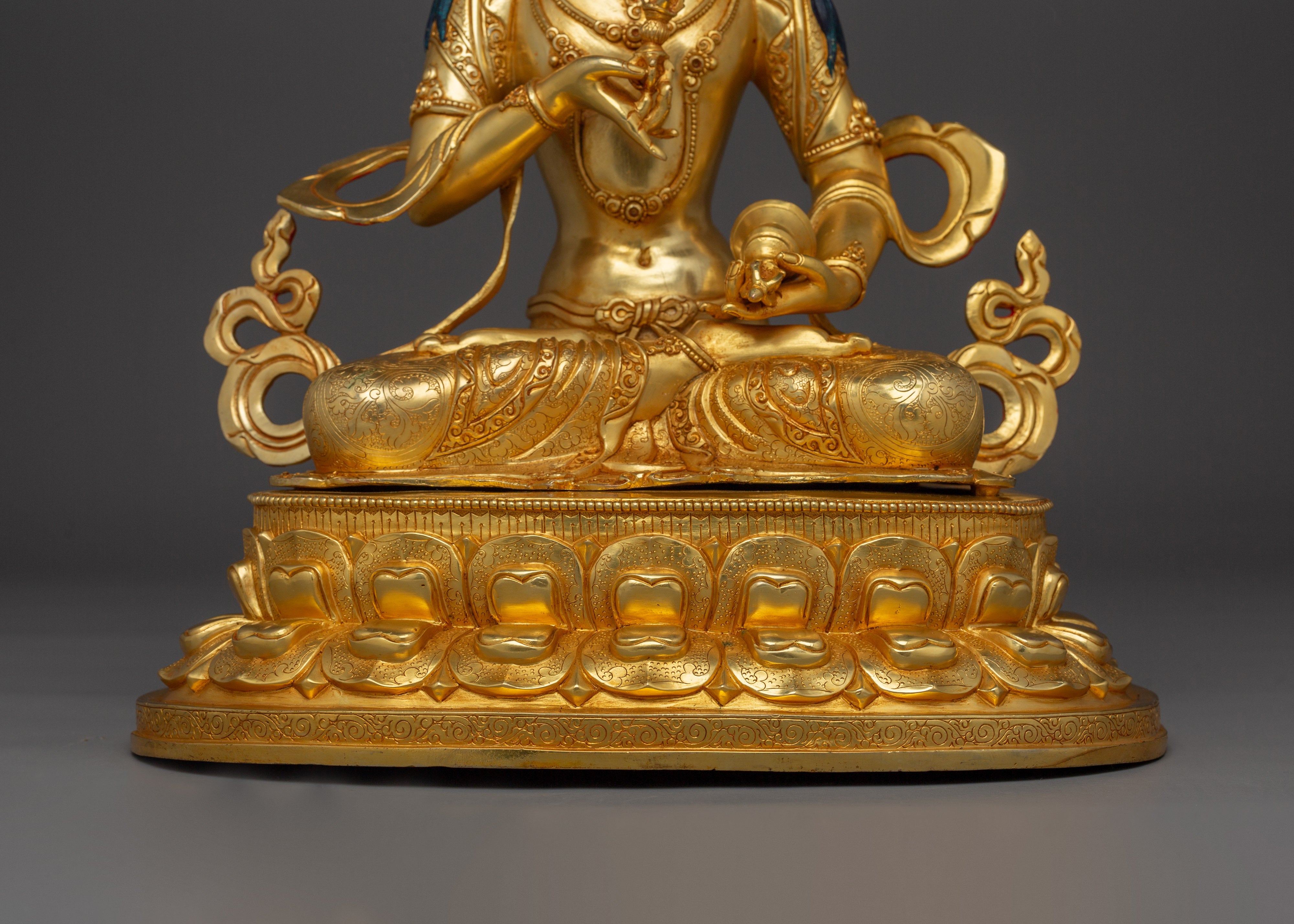 Handmade Golden Buddhist Deity Vajrasattva Art | The Thunderbolt Being