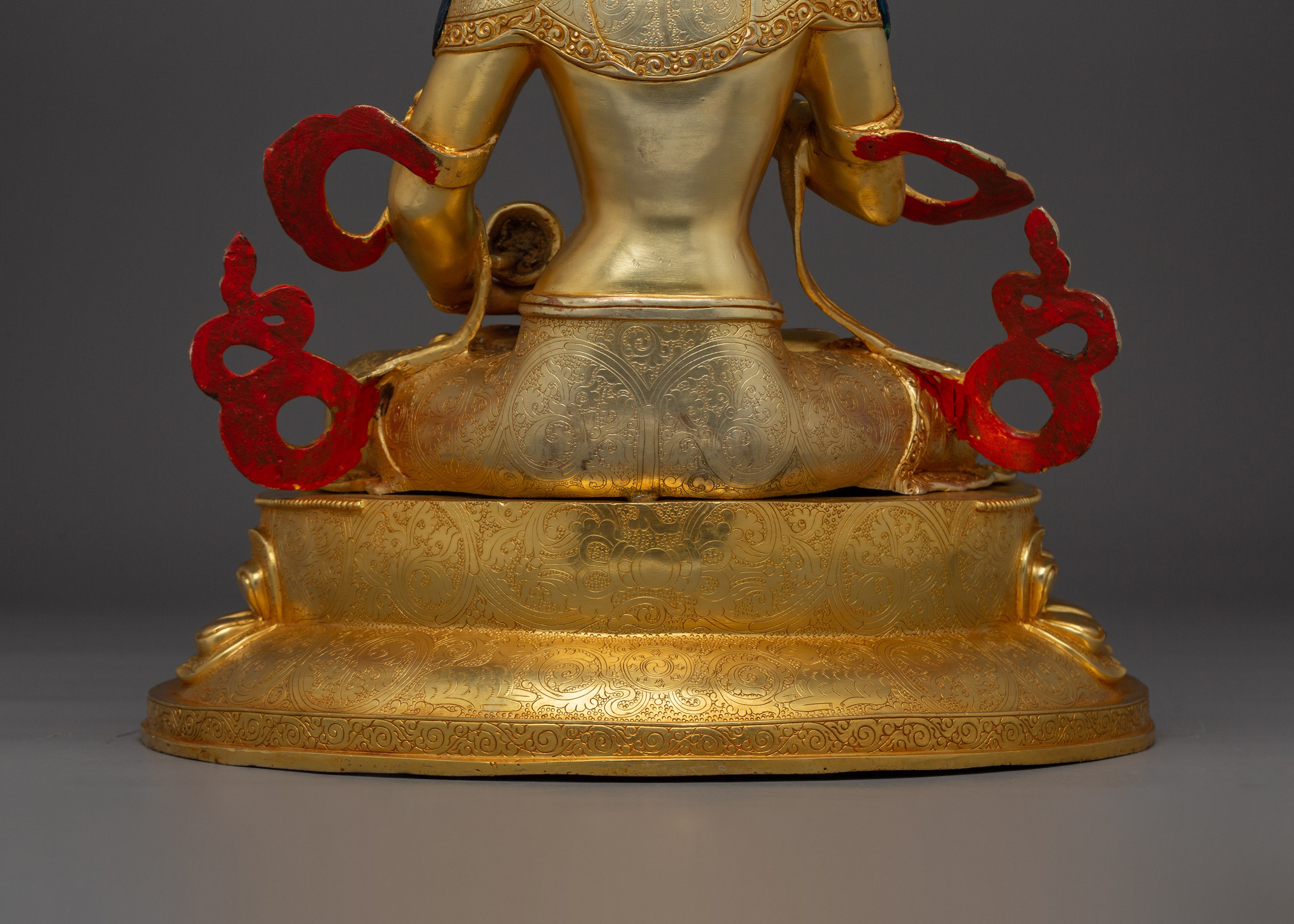 Handmade Golden Buddhist Deity Vajrasattva Art | The Thunderbolt Being