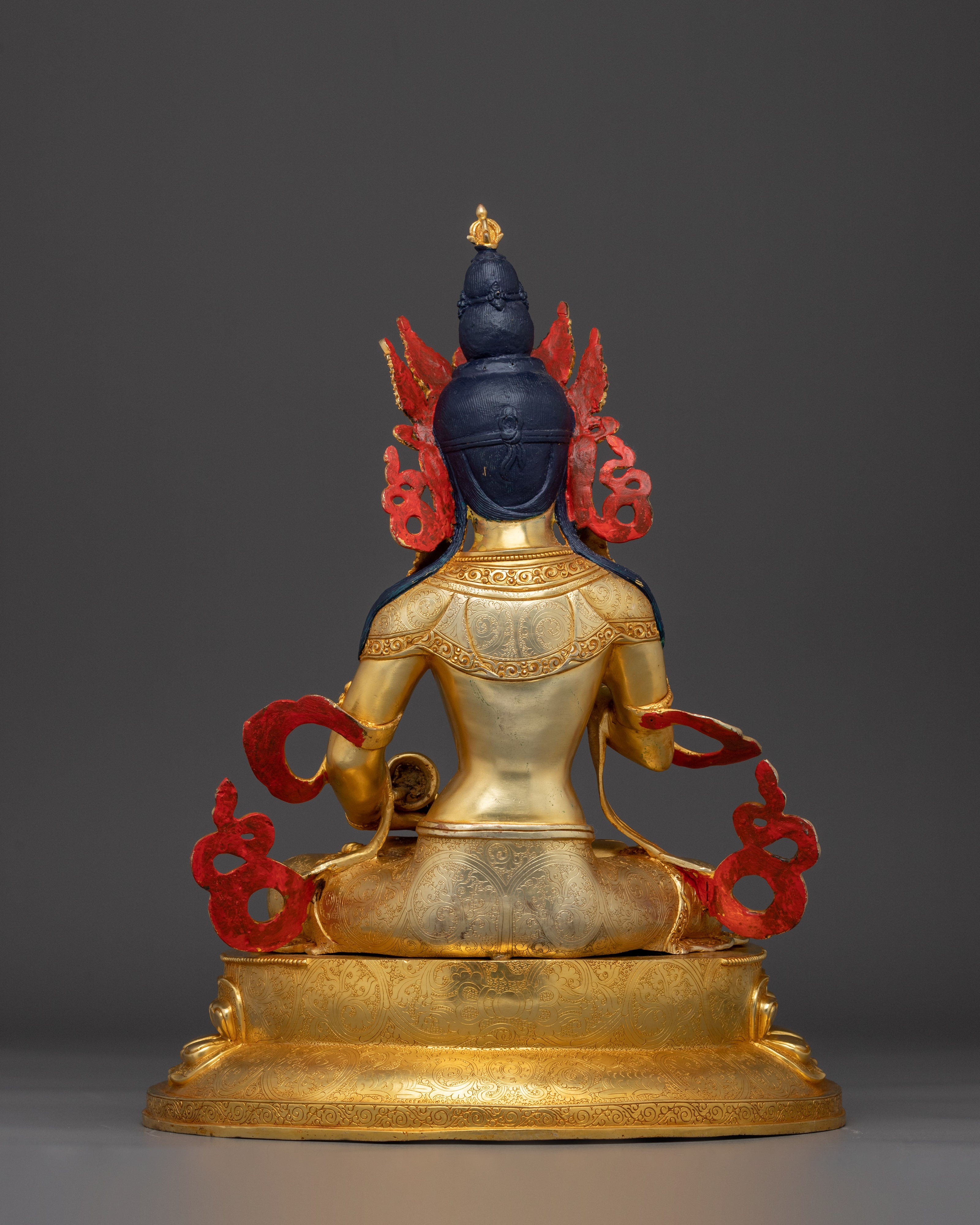 Handmade Golden Buddhist Deity Vajrasattva Art | The Thunderbolt Being