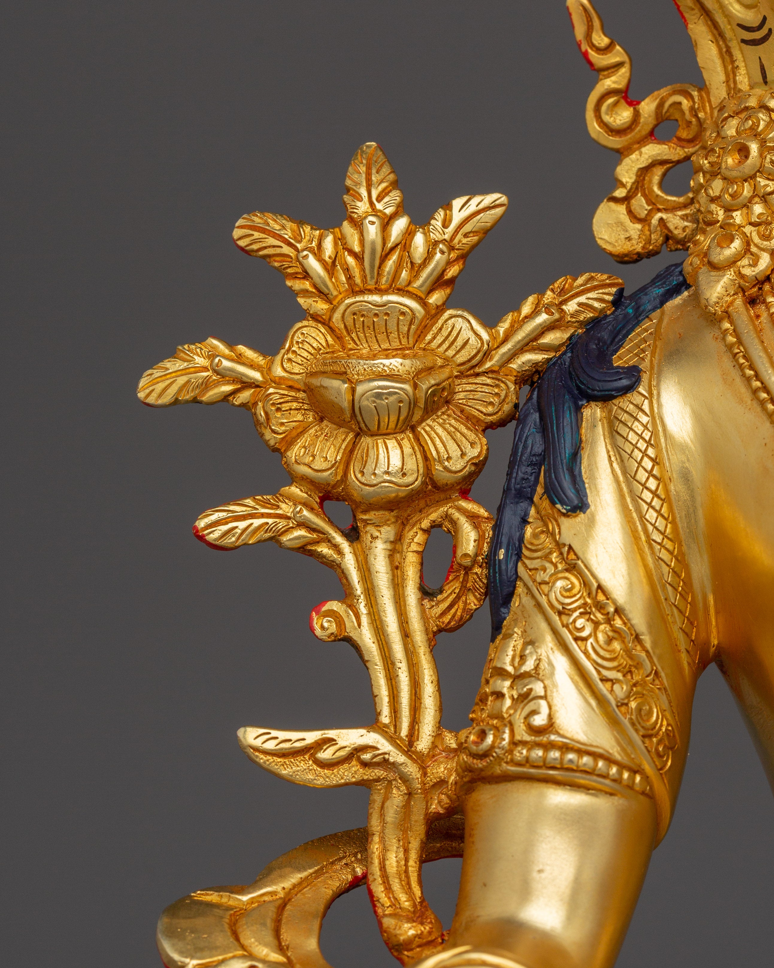 Golden White Tara Art - Compassion Deity | Embodiment of Swift Protection