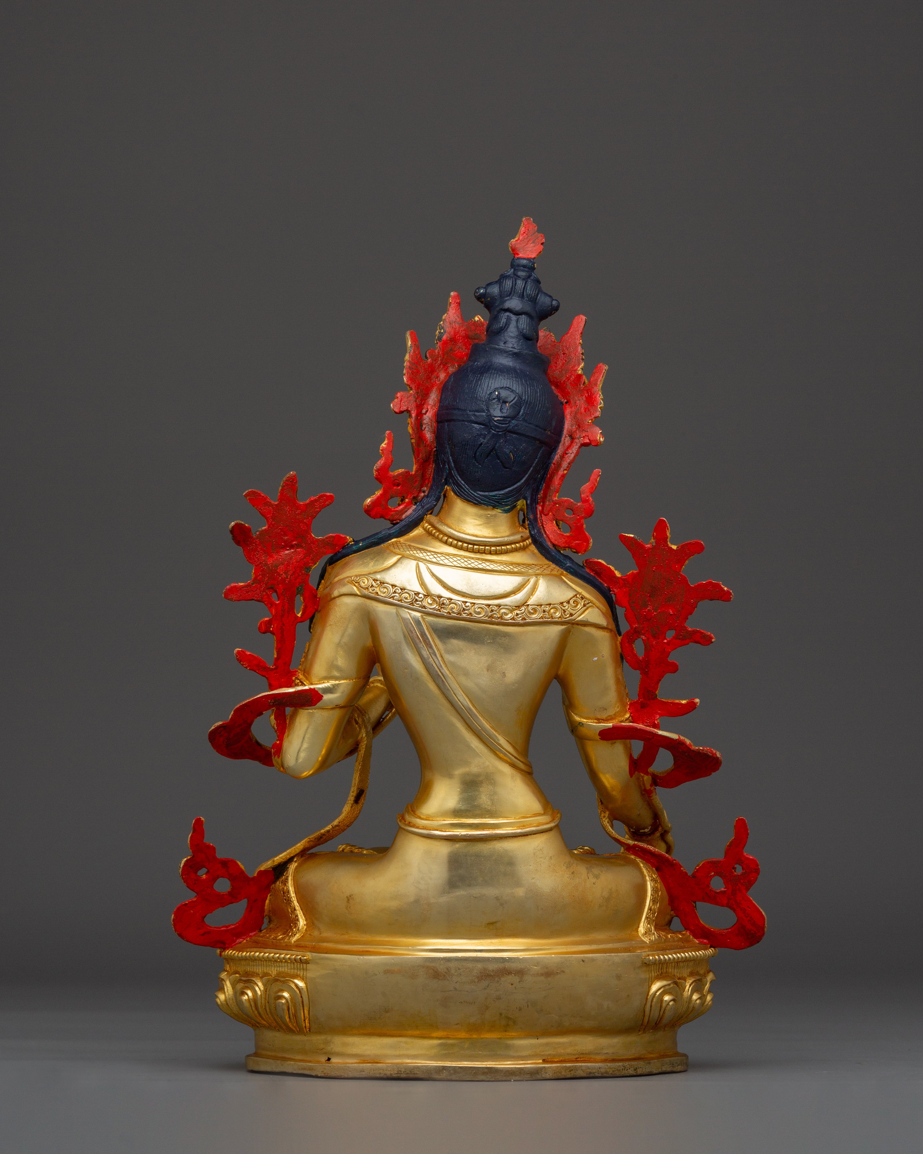 Golden White Tara Art - Compassion Deity | Embodiment of Swift Protection