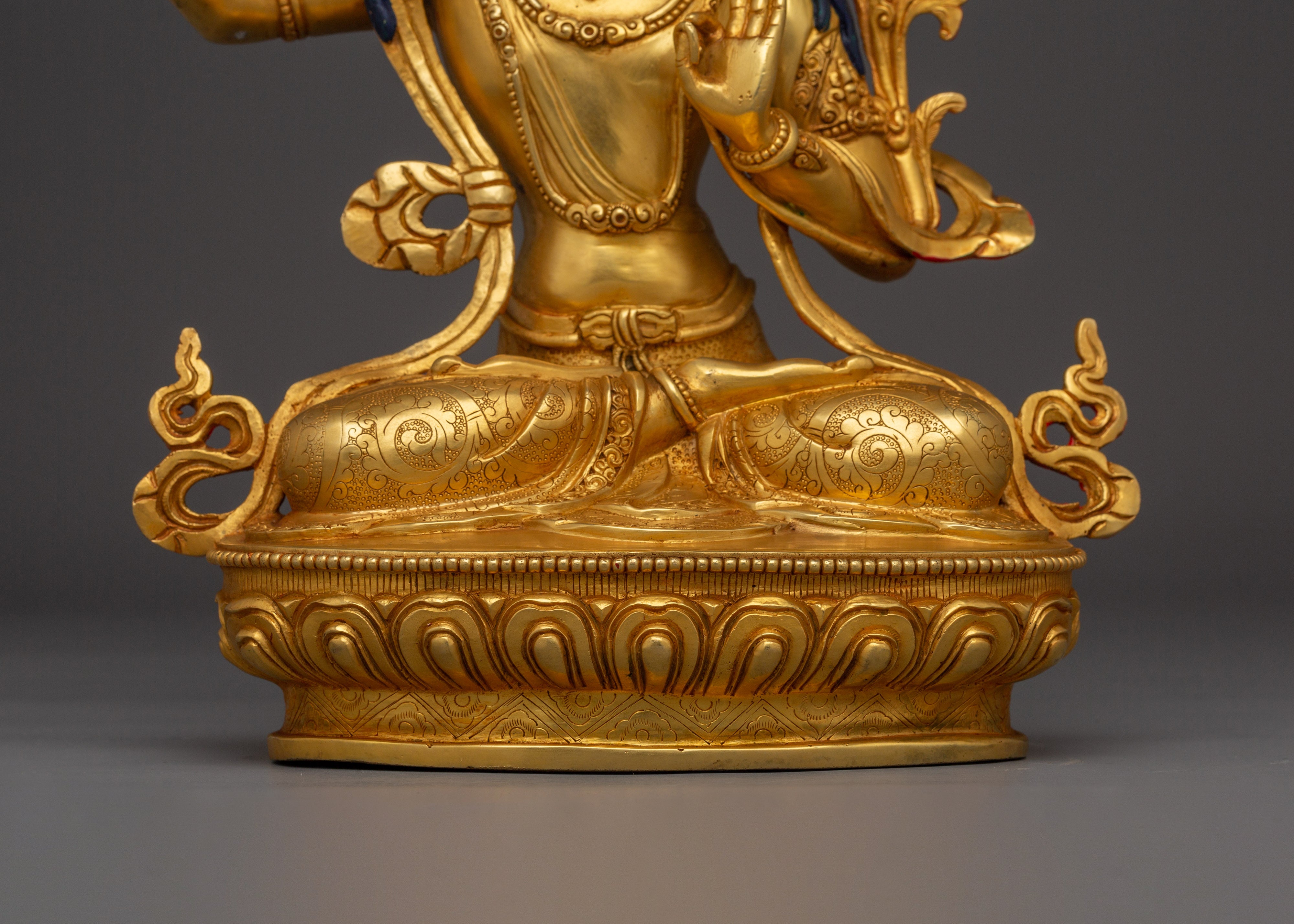 Wisdom Being Manjushri Statue | Divine Bodhisattva Artwork