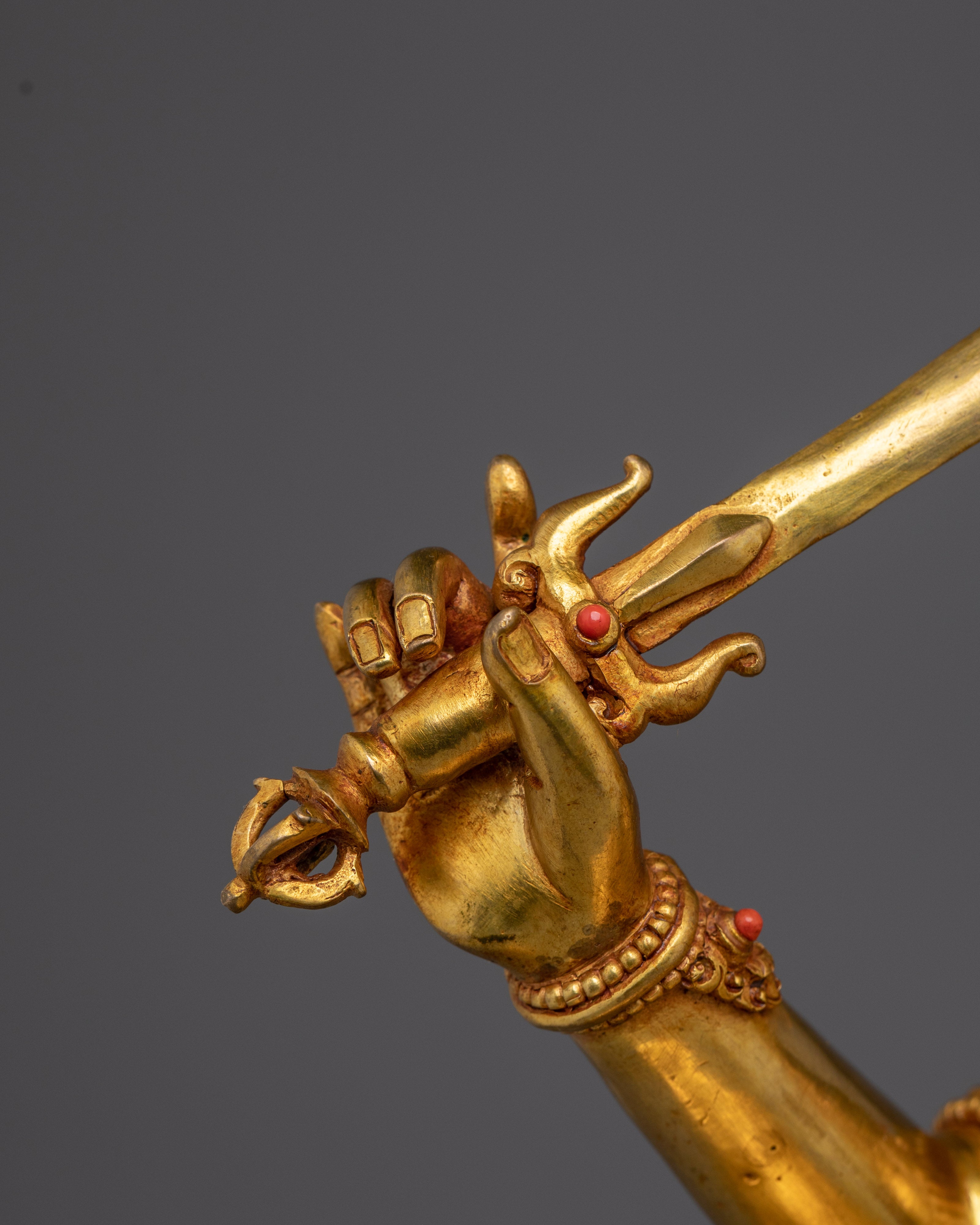 Manjushri with Flaming Sword Statue | Wisdom Bodhisattva Deity