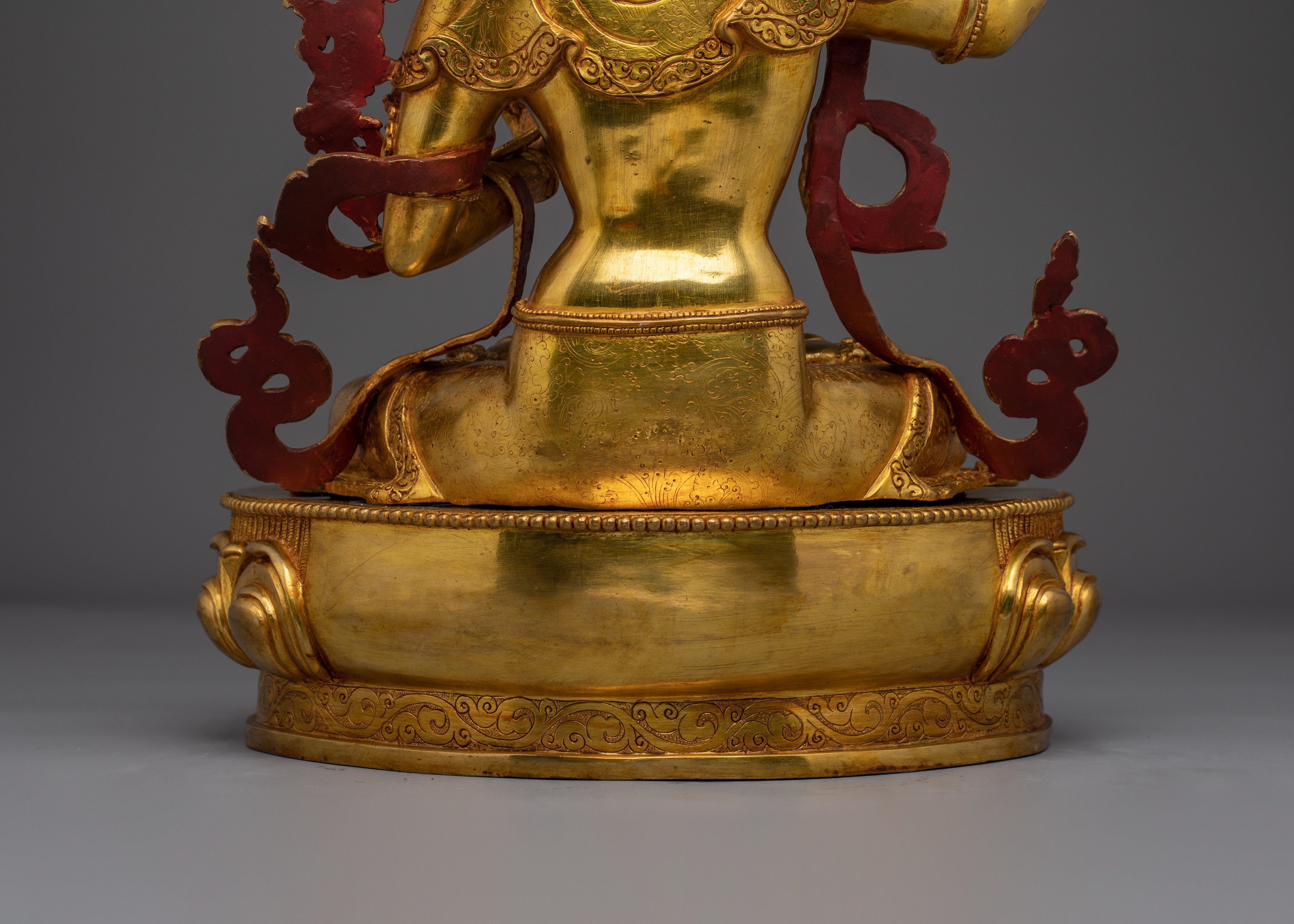 Manjushri with Flaming Sword Statue | Wisdom Bodhisattva Deity