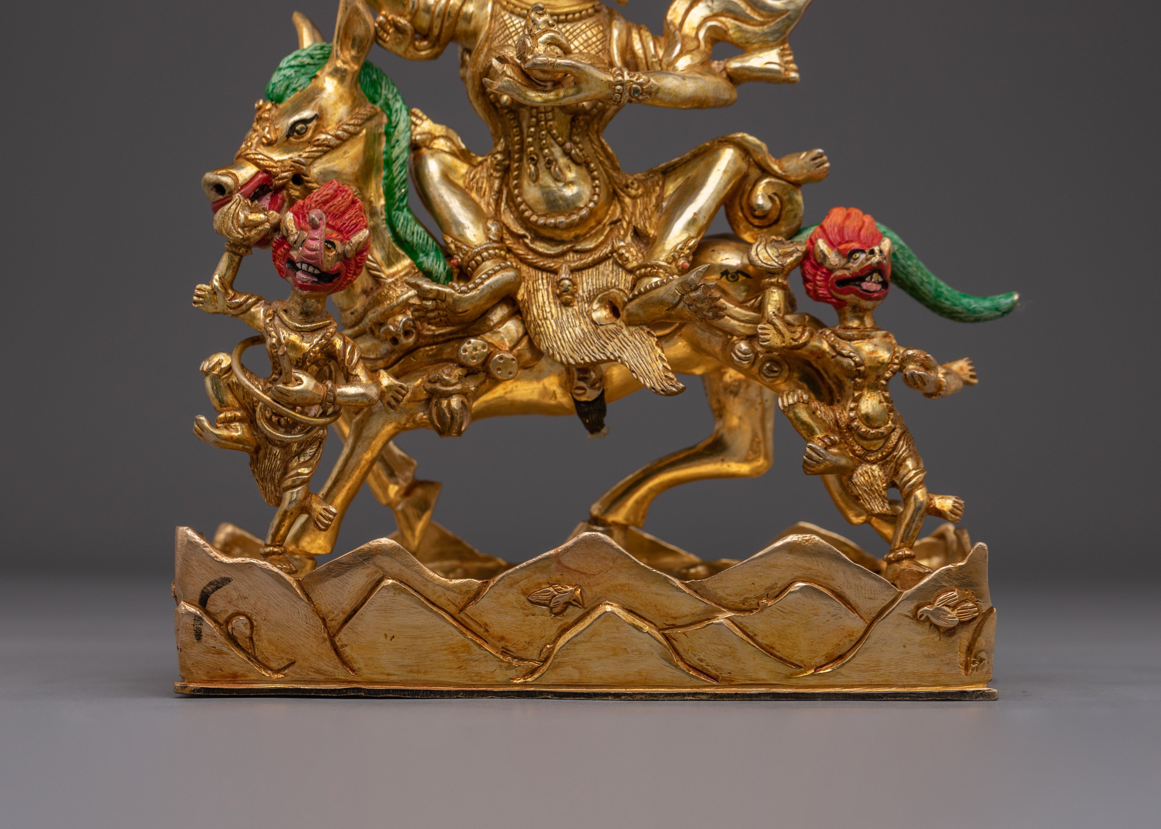 Fierce Palden Lhamo Statue | Tibetan Dharma Protector Deity