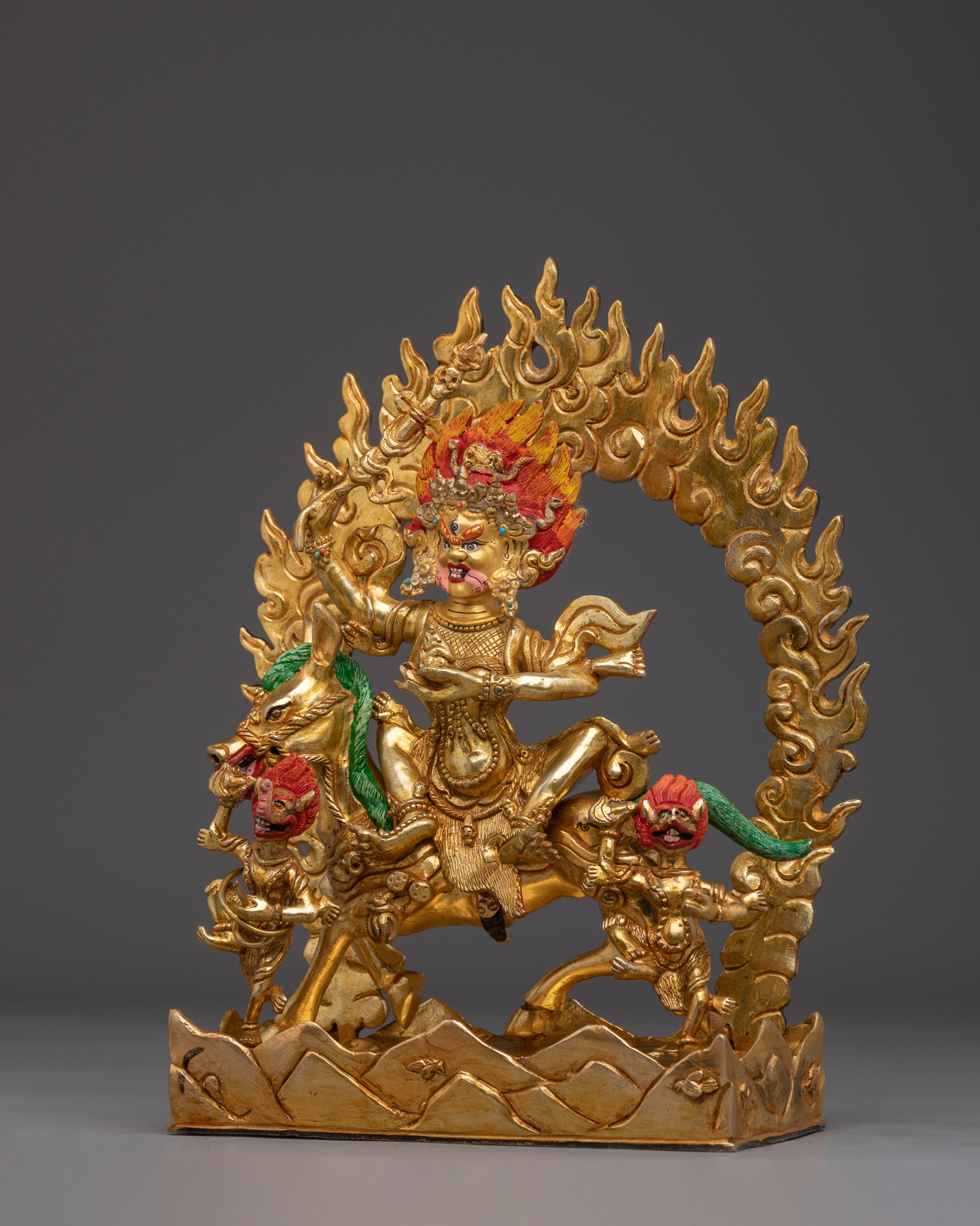 Fierce Palden Lhamo Statue | Tibetan Dharma Protector Deity