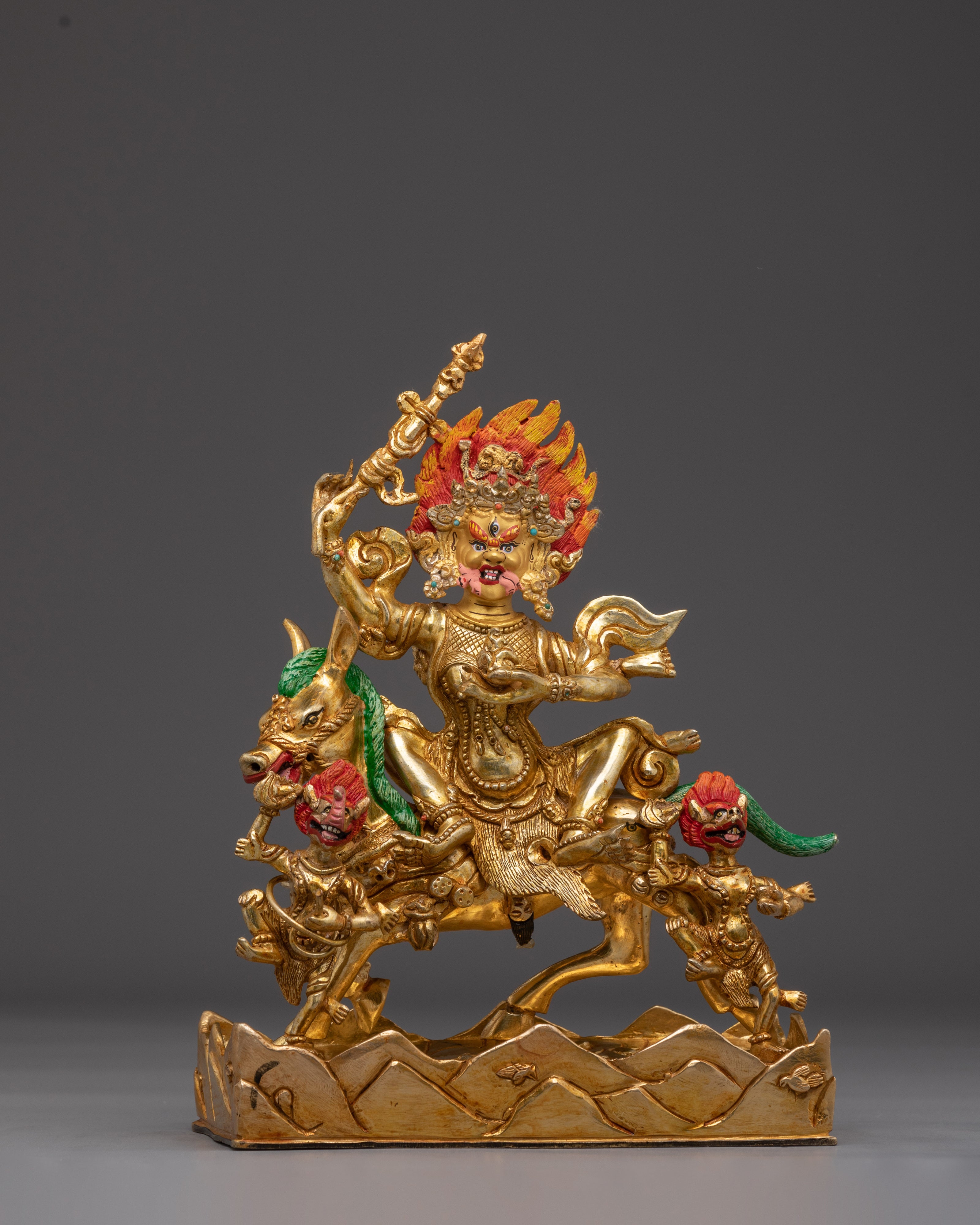 Fierce Palden Lhamo Statue | Tibetan Dharma Protector Deity