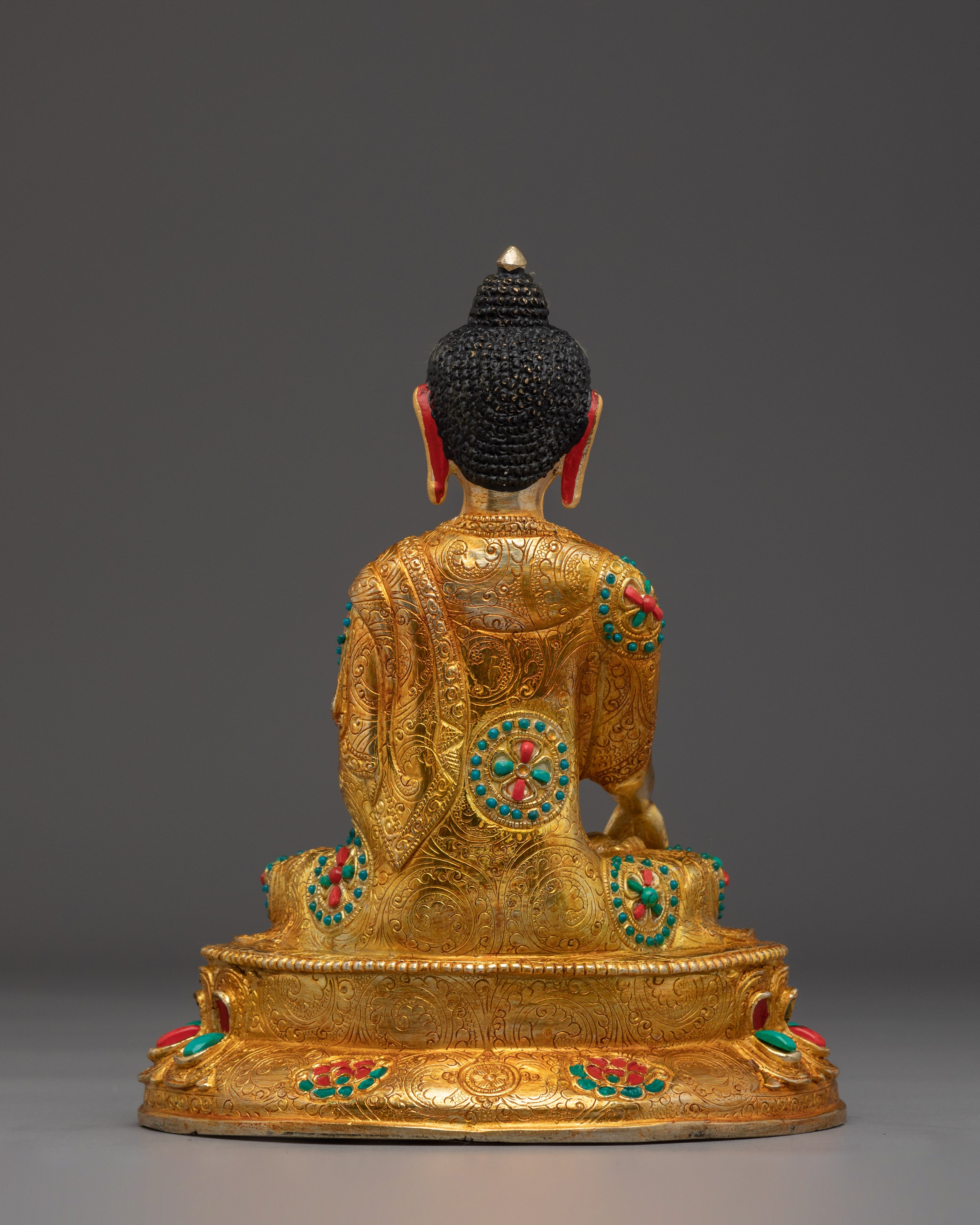 Golden Shakyamuni Buddha Decor Statue | Gautama Buddha Artwork