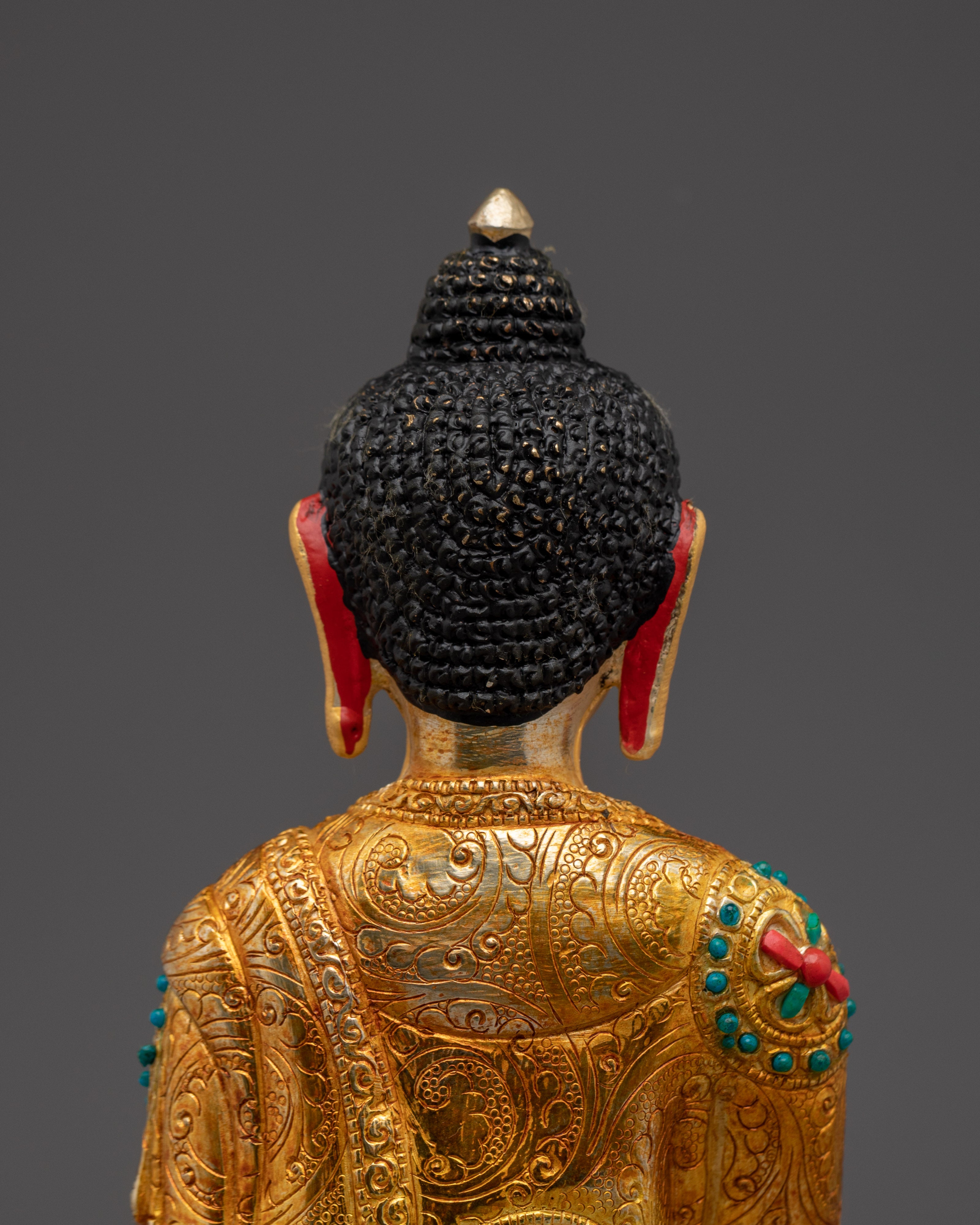 Golden Shakyamuni Buddha Decor Statue | Gautama Buddha Artwork