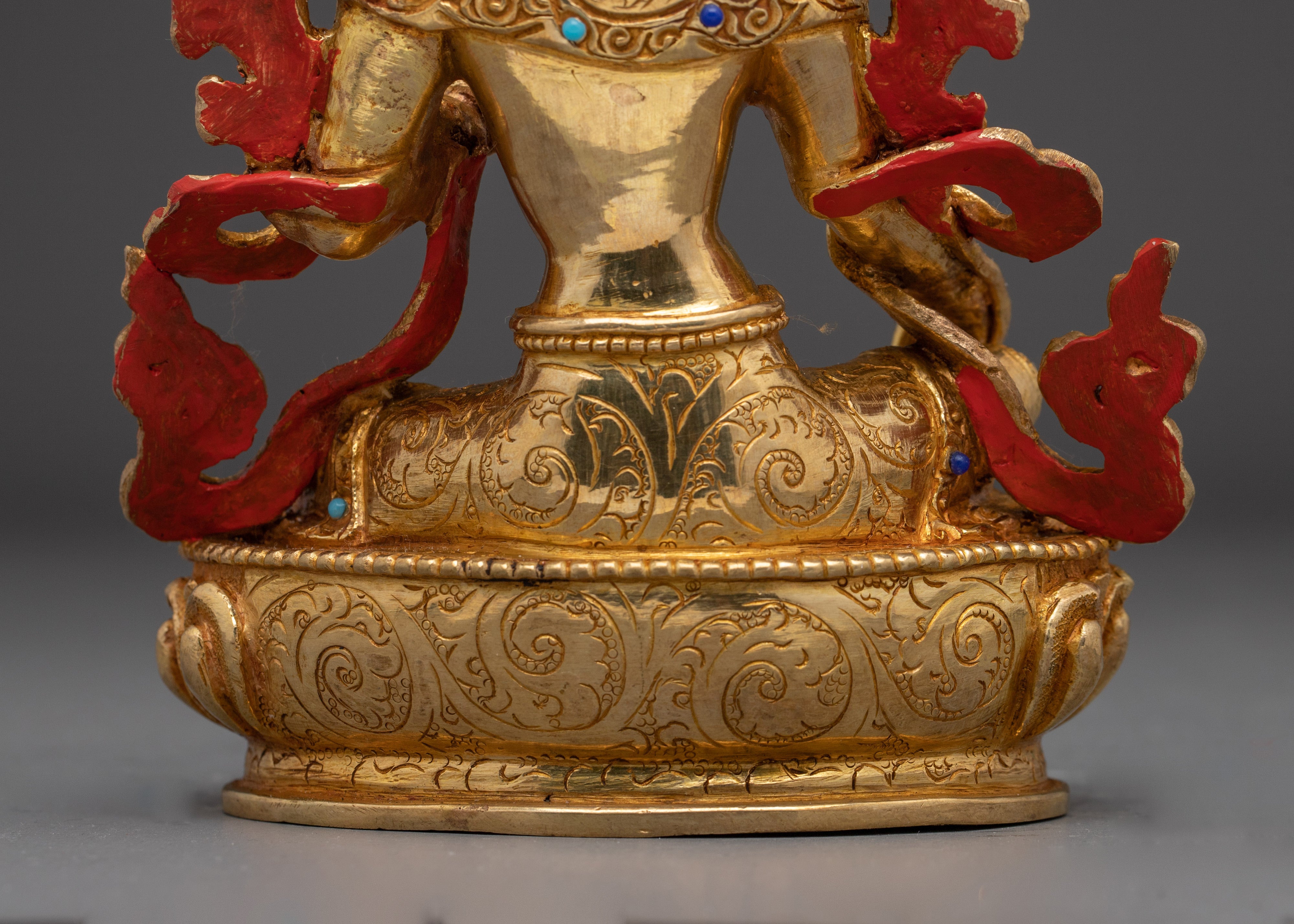 Green Tara the Goddess of Compassion and Protection Statue for Dharma Decor