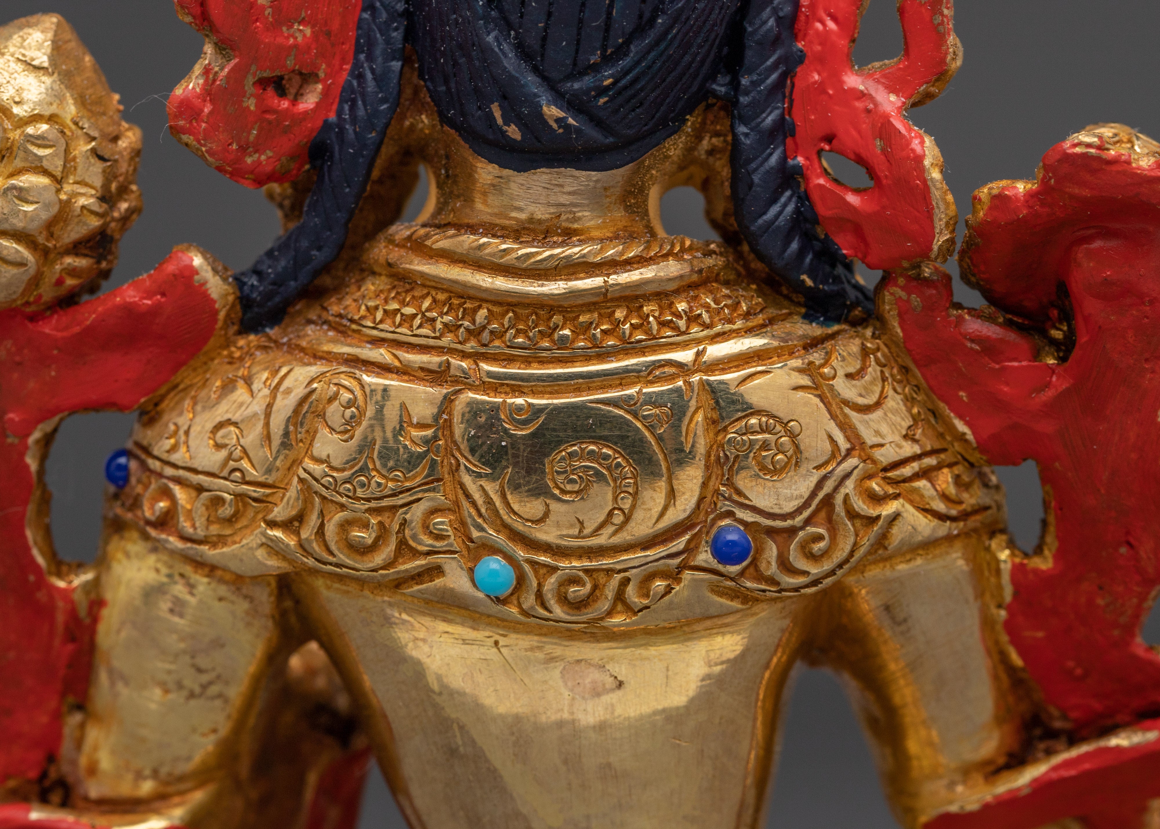 Green Tara the Goddess of Compassion and Protection Statue for Dharma Decor