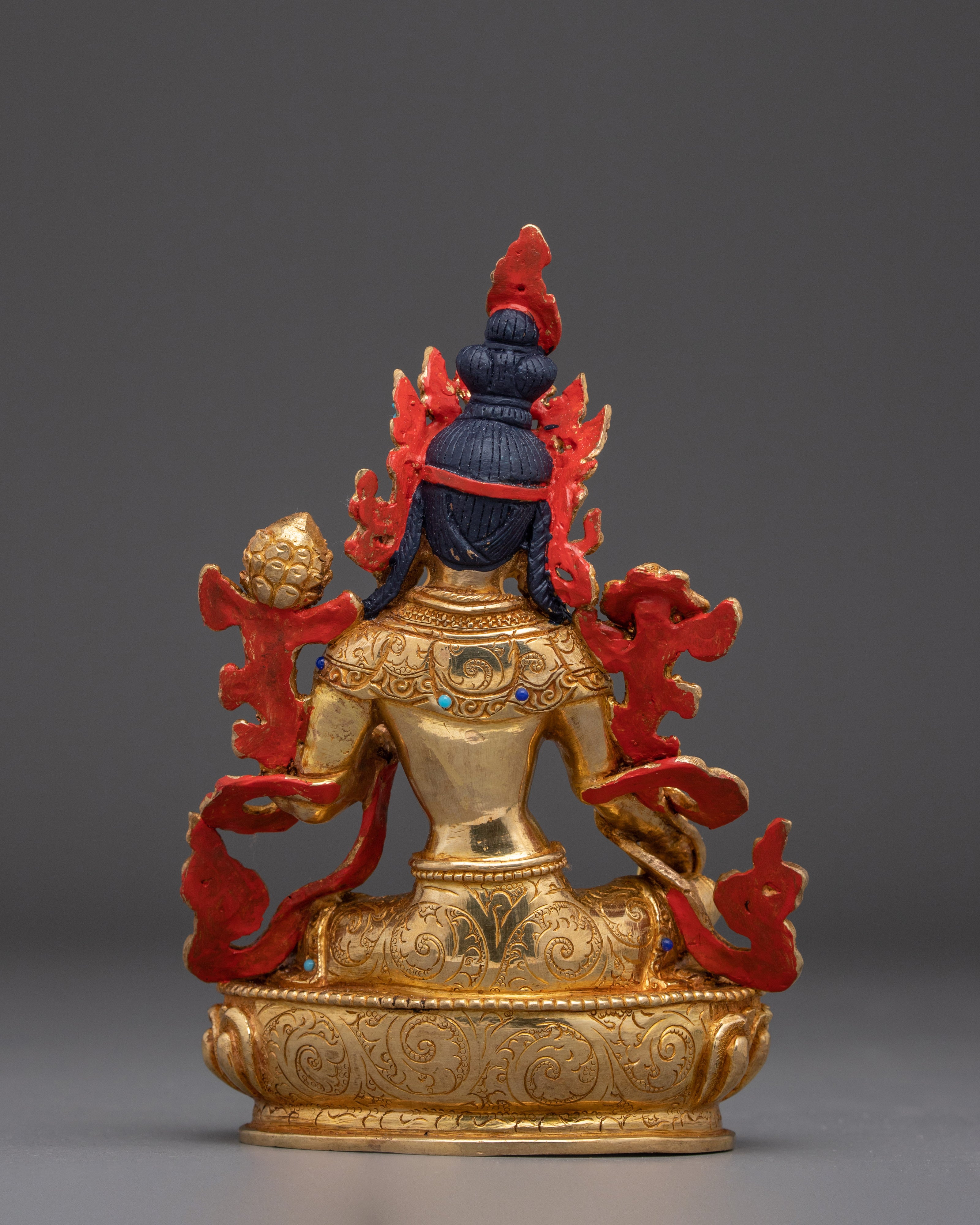 Green Tara the Goddess of Compassion and Protection Statue for Dharma Decor