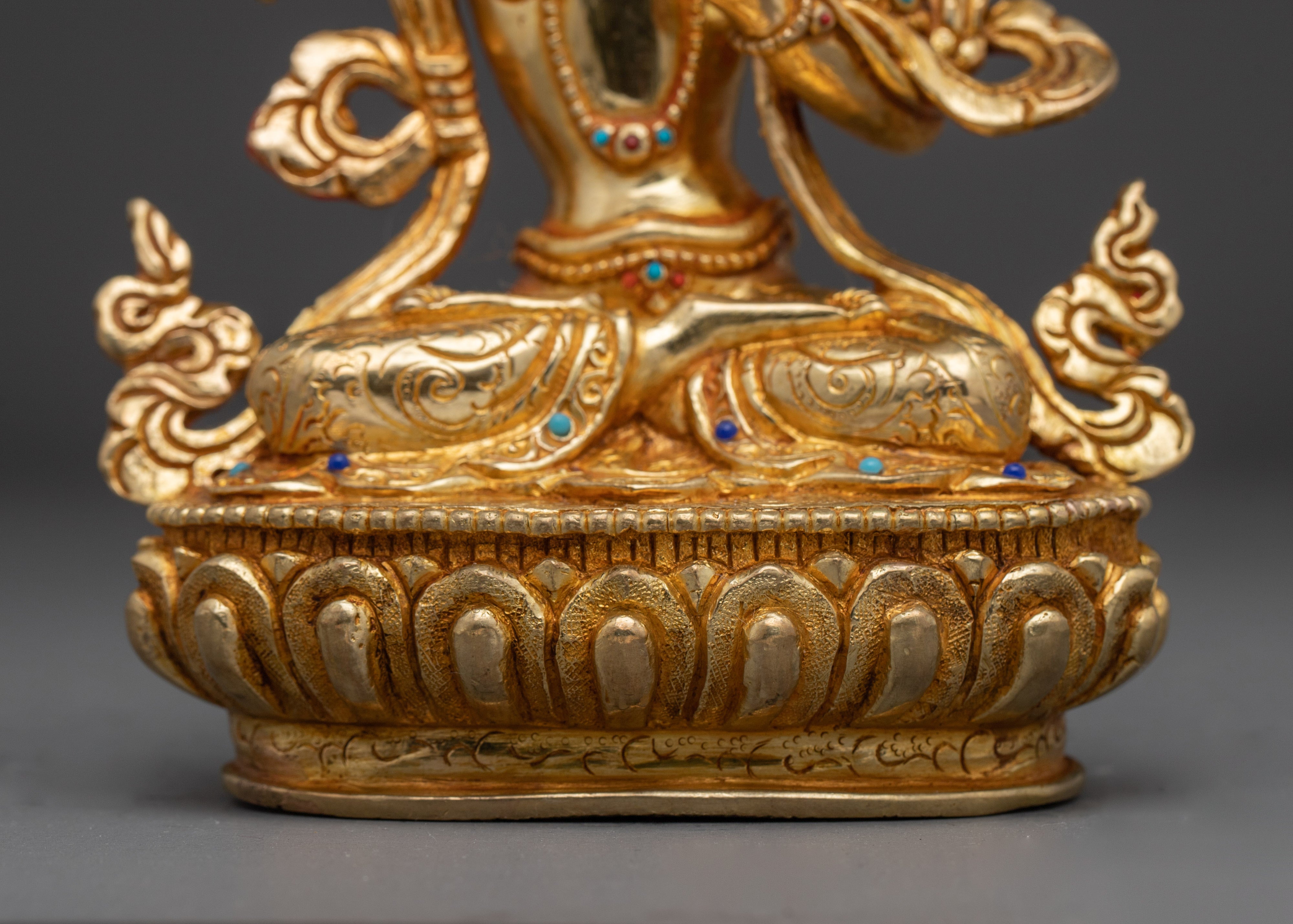 Himalayan Wisdom Deity Manjushri Art | Symbol of Insight and Clarity