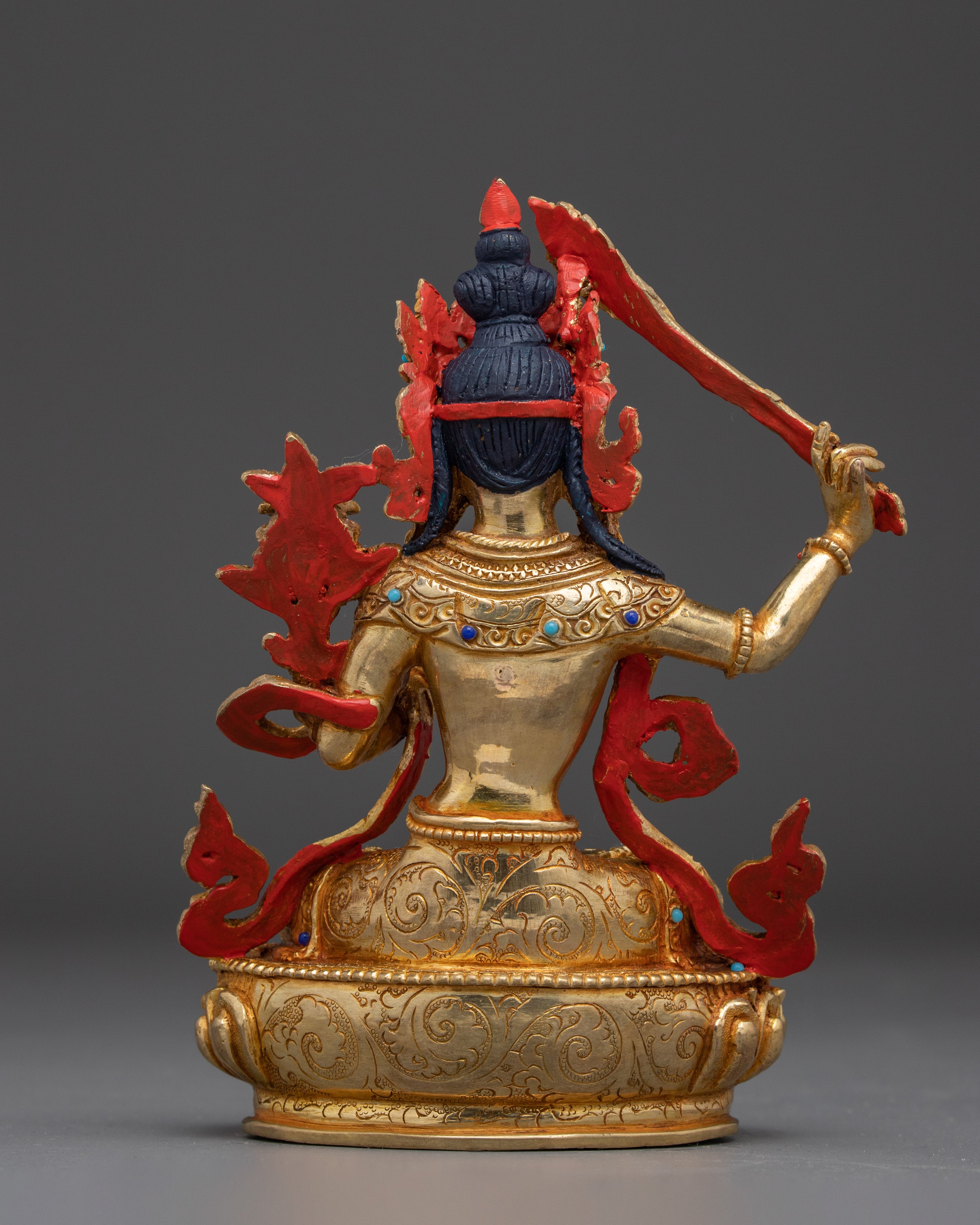 Himalayan Wisdom Deity Manjushri Art | Symbol of Insight and Clarity