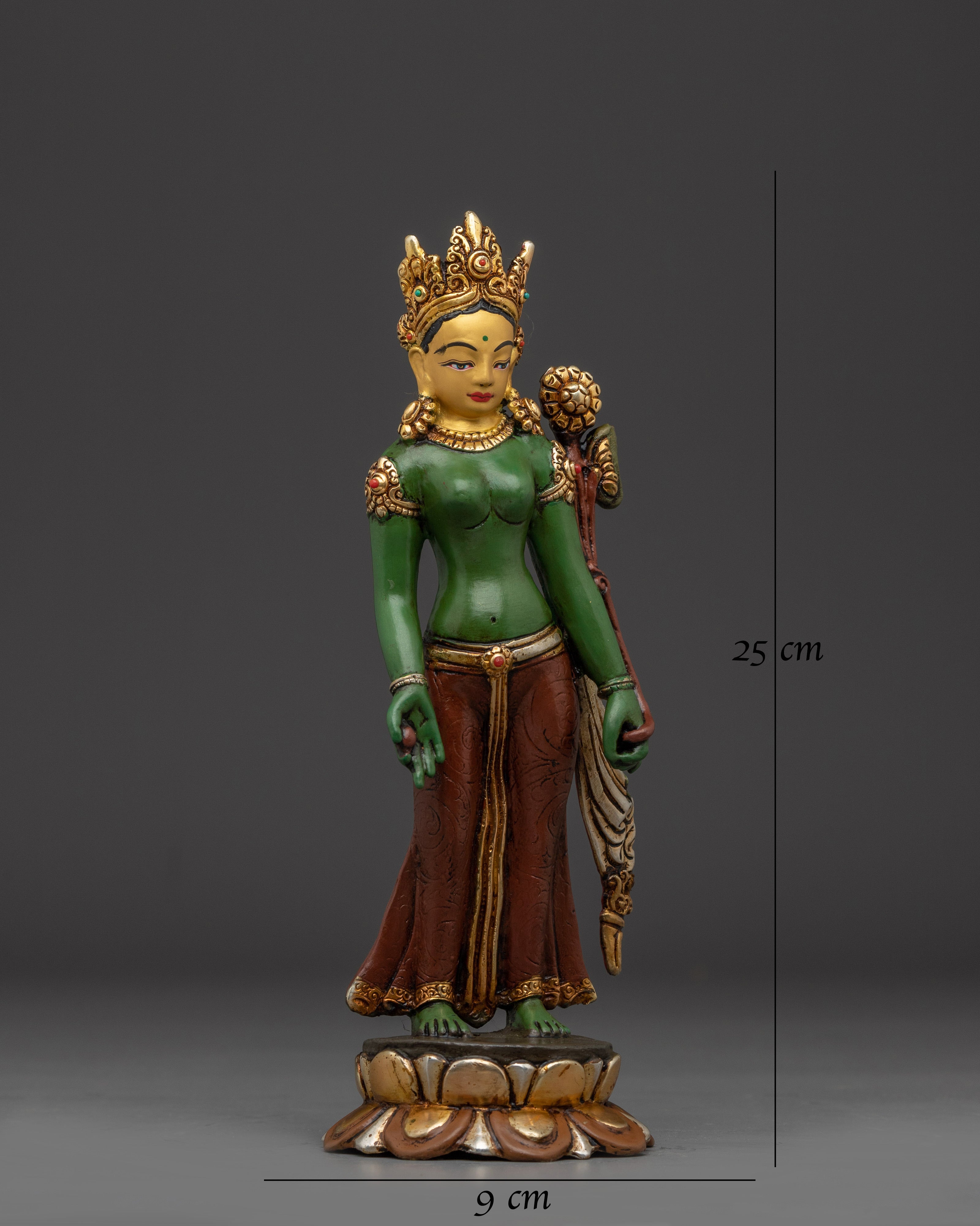 Radiant Shyama Tara Standing Statue