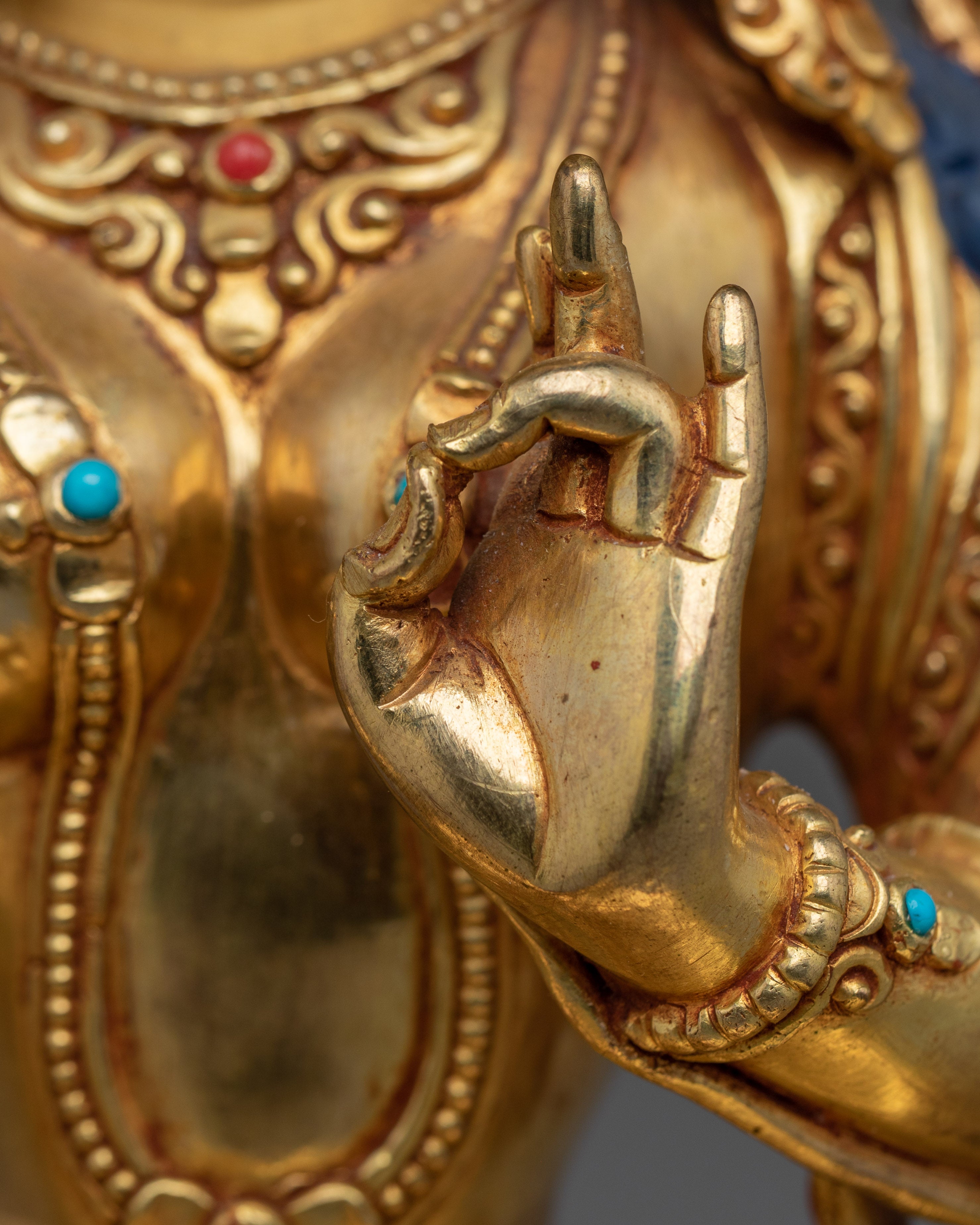 Swift Protection Golden Deity Green Tara | Enlightened Feminine Energy