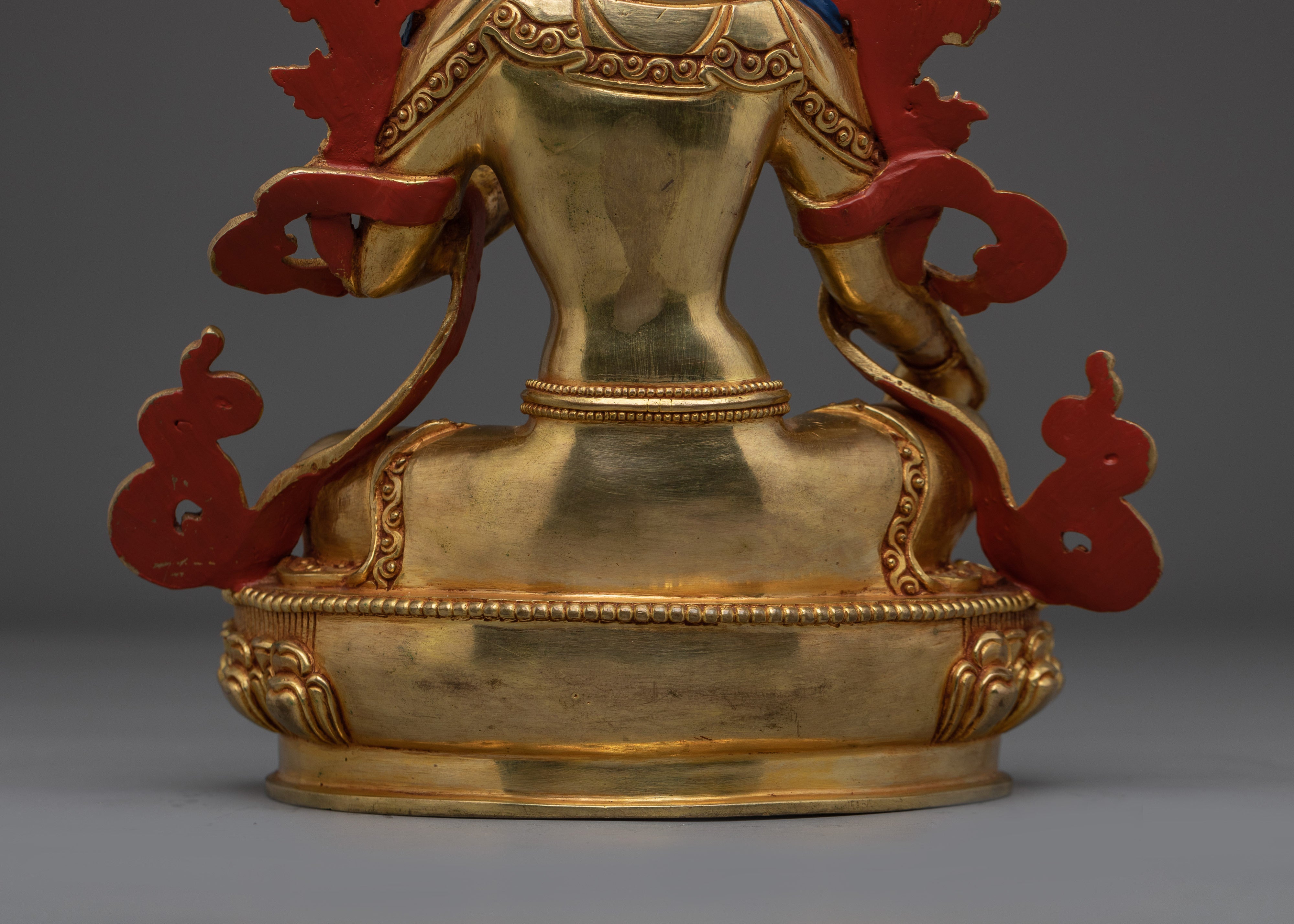 Swift Protection Golden Deity Green Tara | Enlightened Feminine Energy