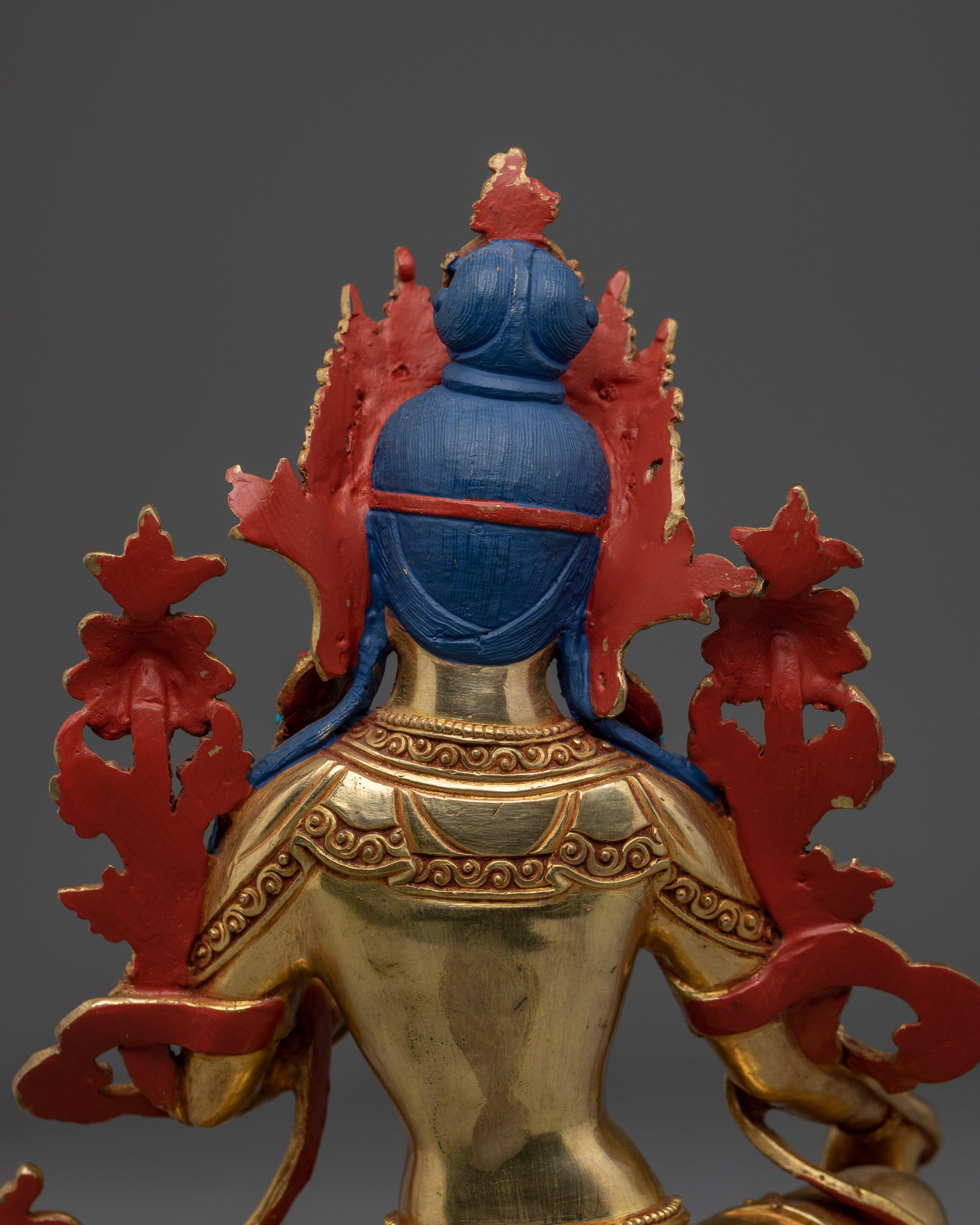 Swift Protection Golden Deity Green Tara | Enlightened Feminine Energy