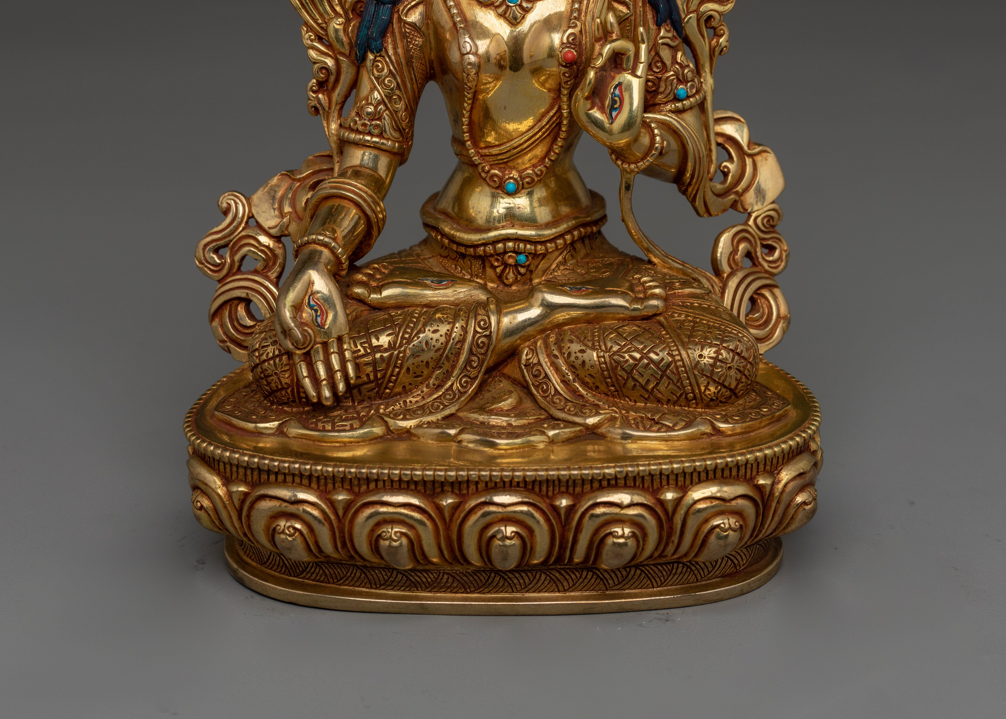 White Tara Buddhist Goddess of Healing and Long Life | Statue for Altar or Sacred Space