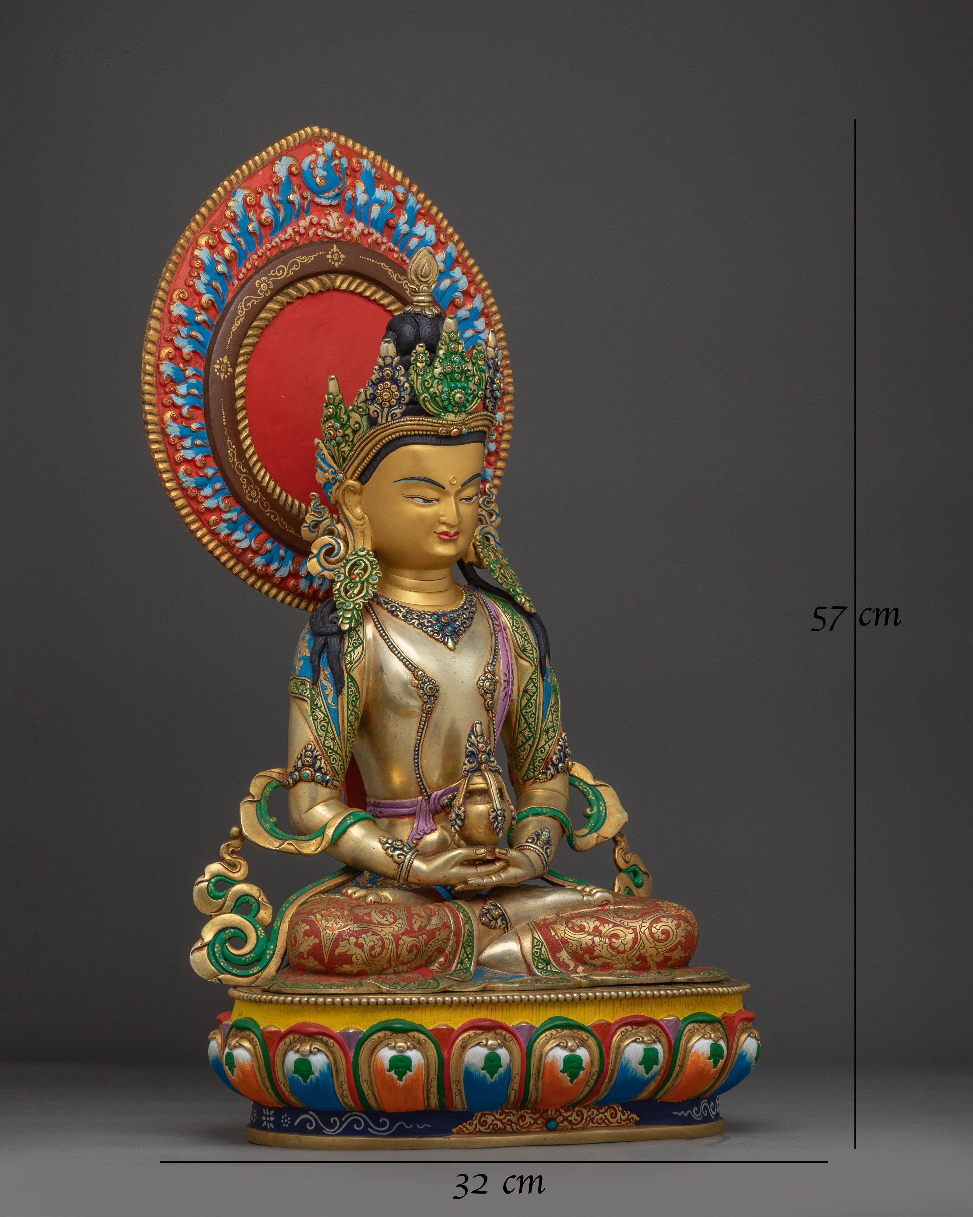 Amitayus Statue Buddha of Infinite Life and Wisdom