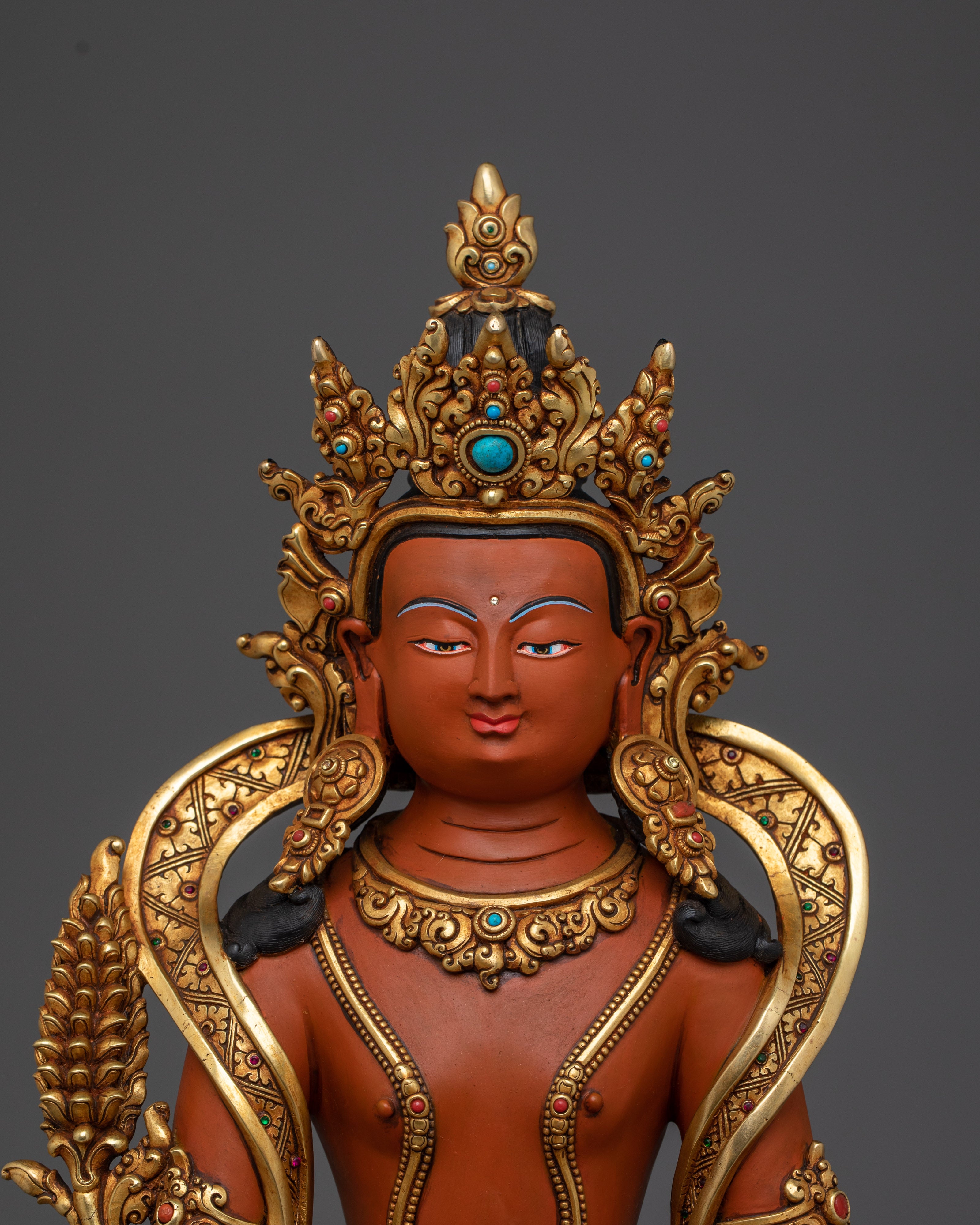 Ksitigarbha Deity Symbol of Compassion And Protection | Ideal for Sacred Space