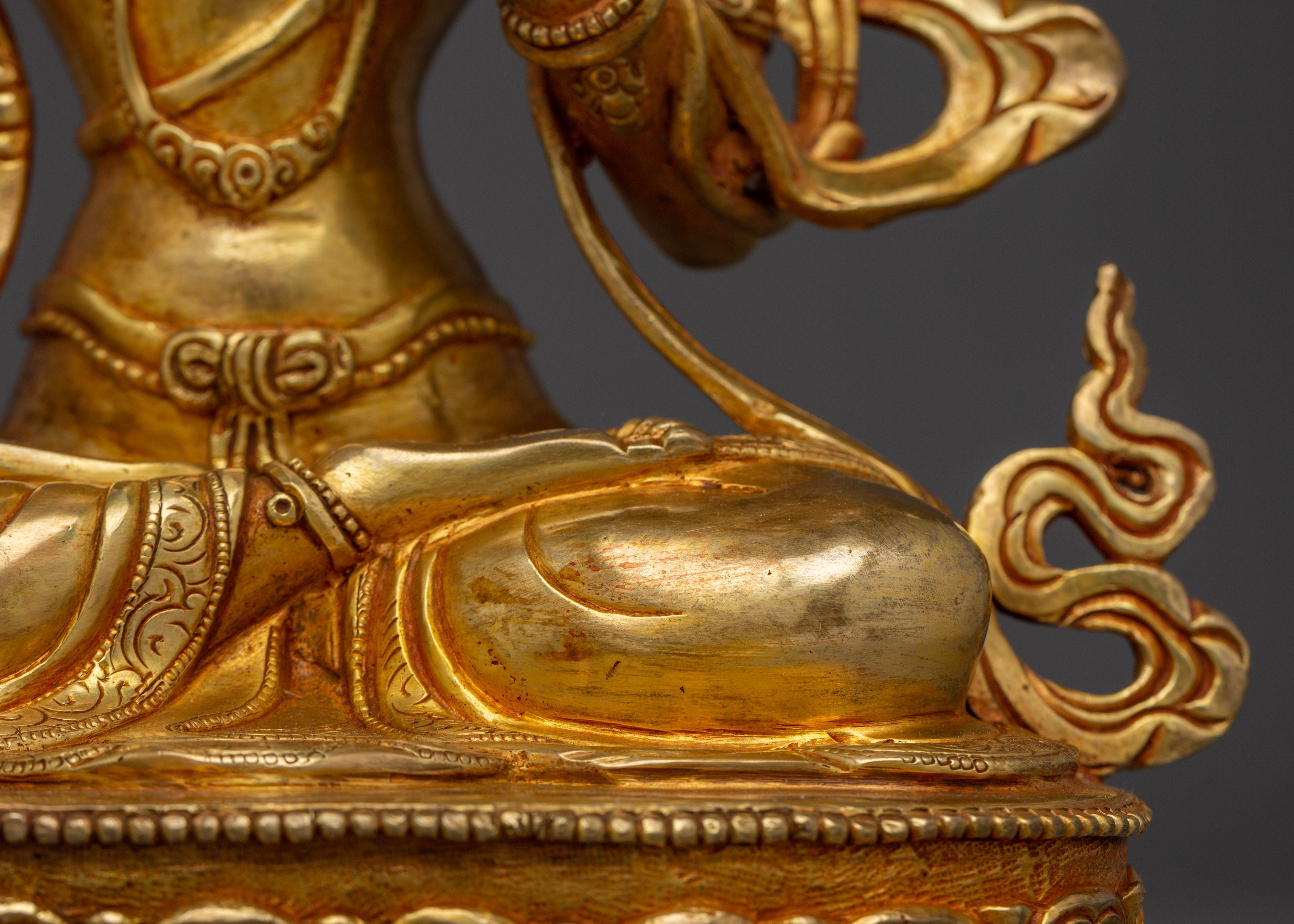 Manjushri Statue Buddha of Wisdom and Knowledge | Ideal for Meditation, or Sacred Space