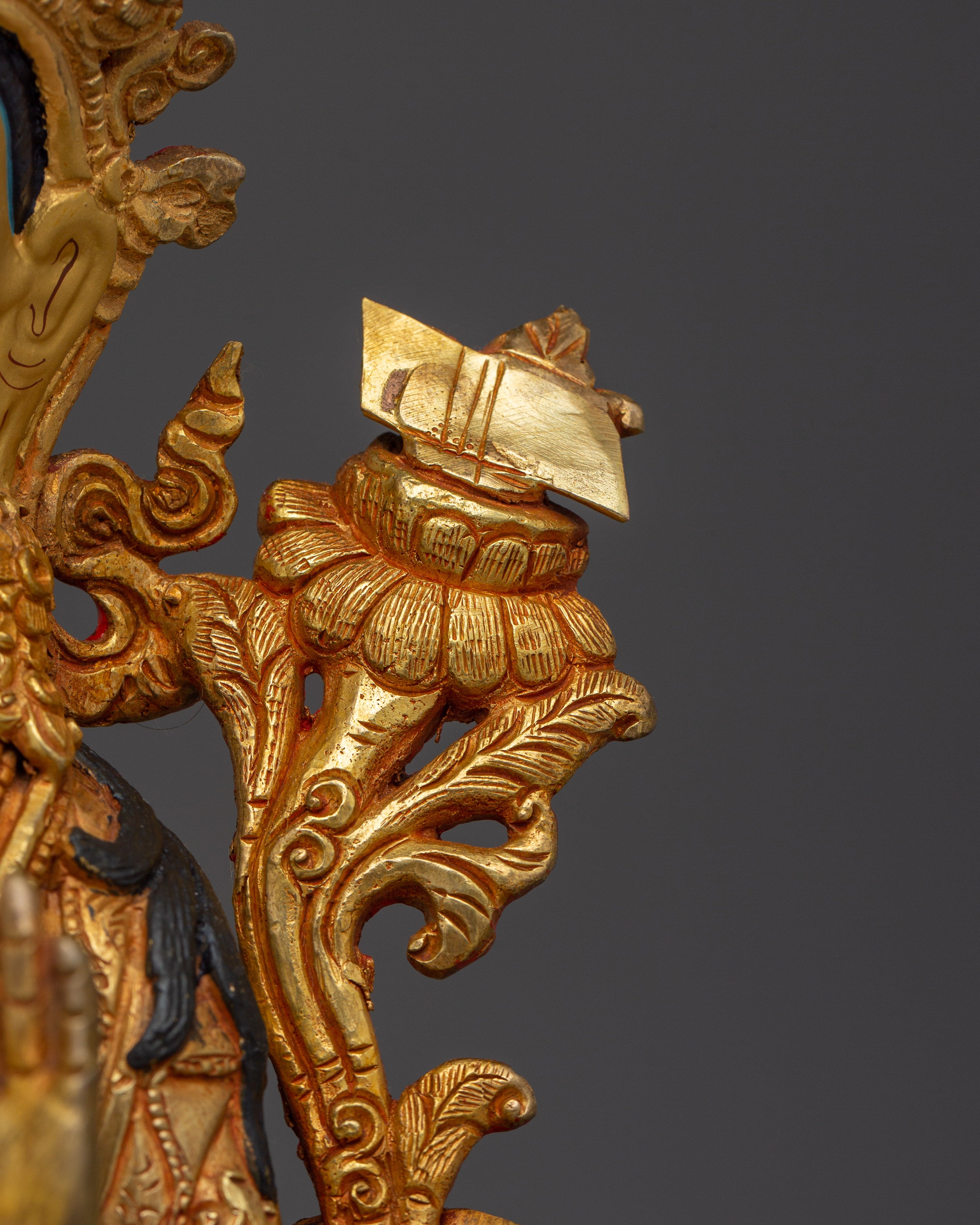 Manjushri Statue Buddha of Wisdom and Knowledge | Ideal for Meditation, or Sacred Space