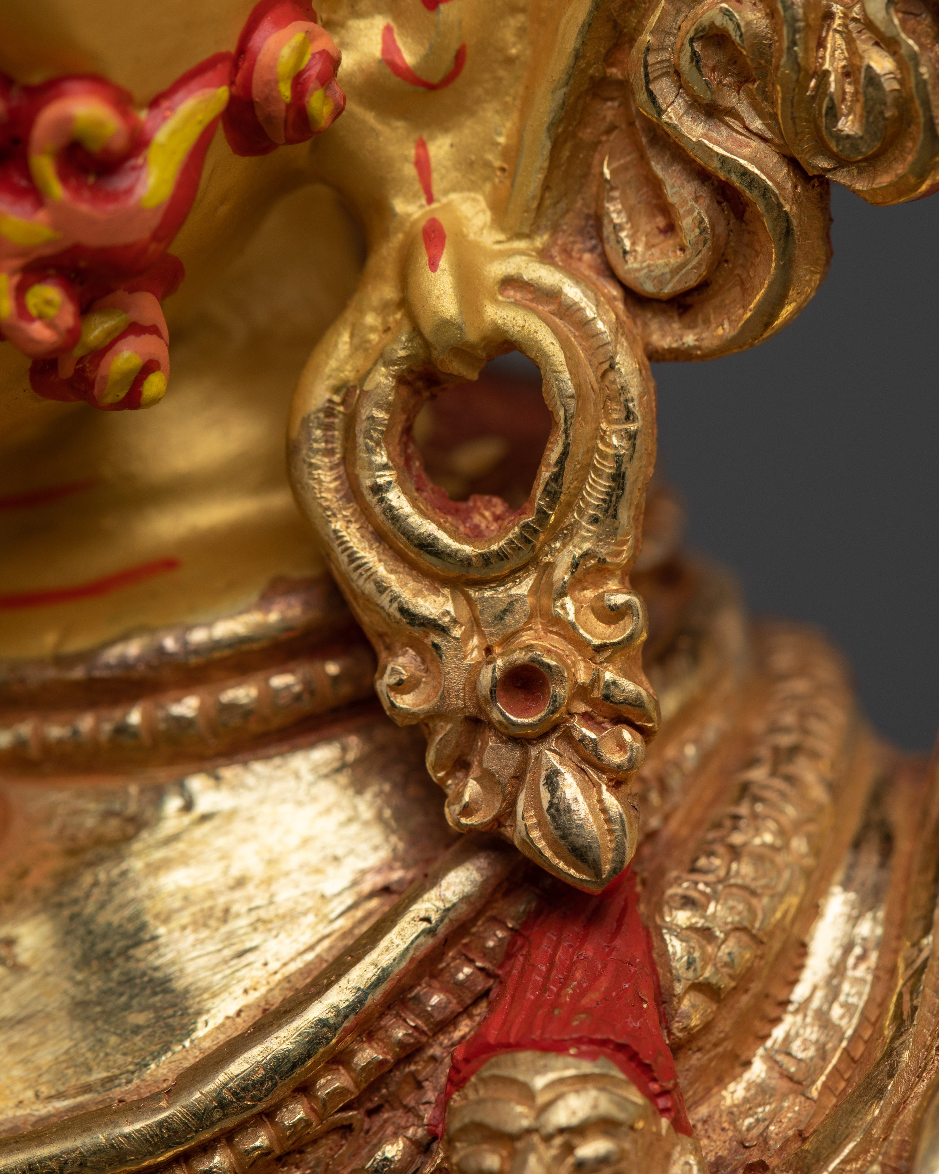Four Armed Vajrapani Wrathful Buddhist Art for Strength | Buddhist Protector Sculpture