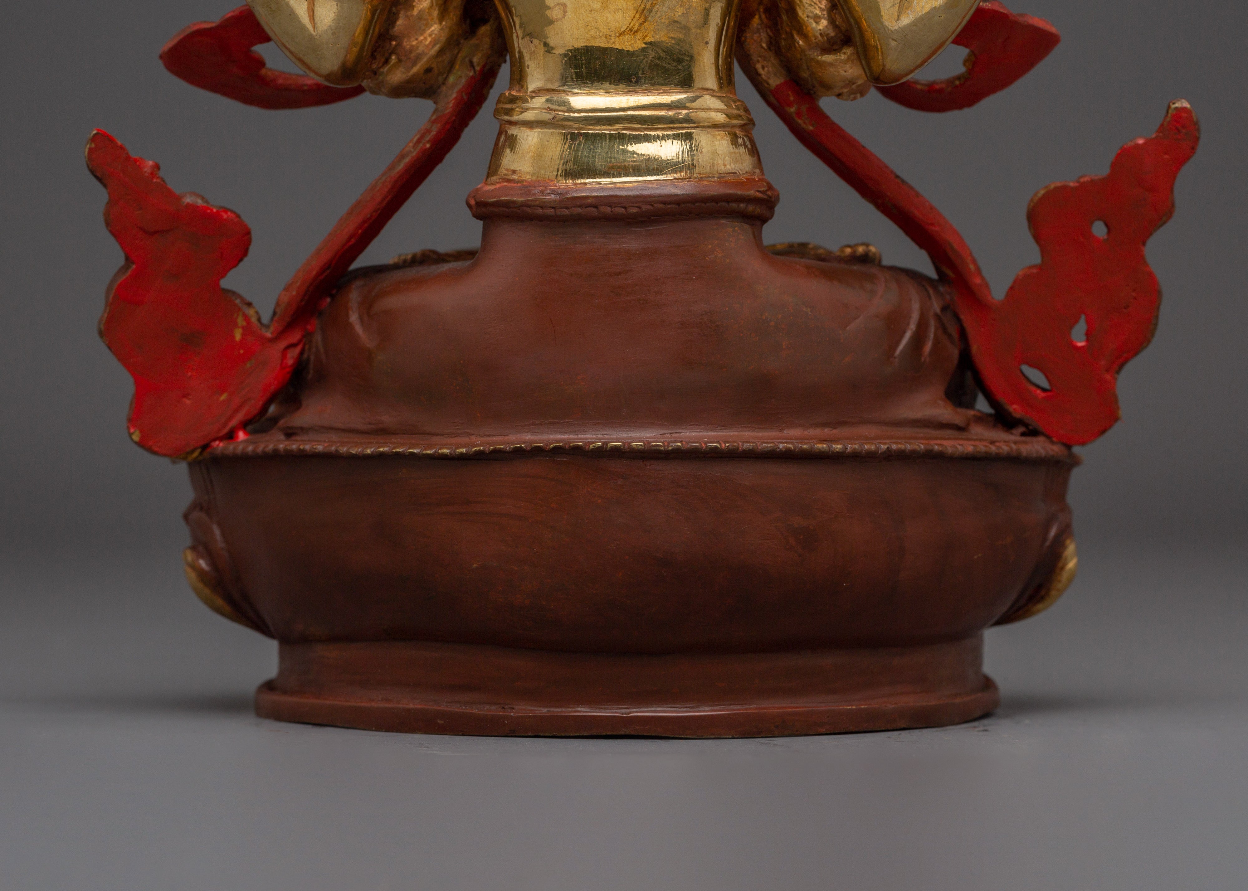 Handmade Tibetan Art of Chenrezig | Bodhisattva of Compassion