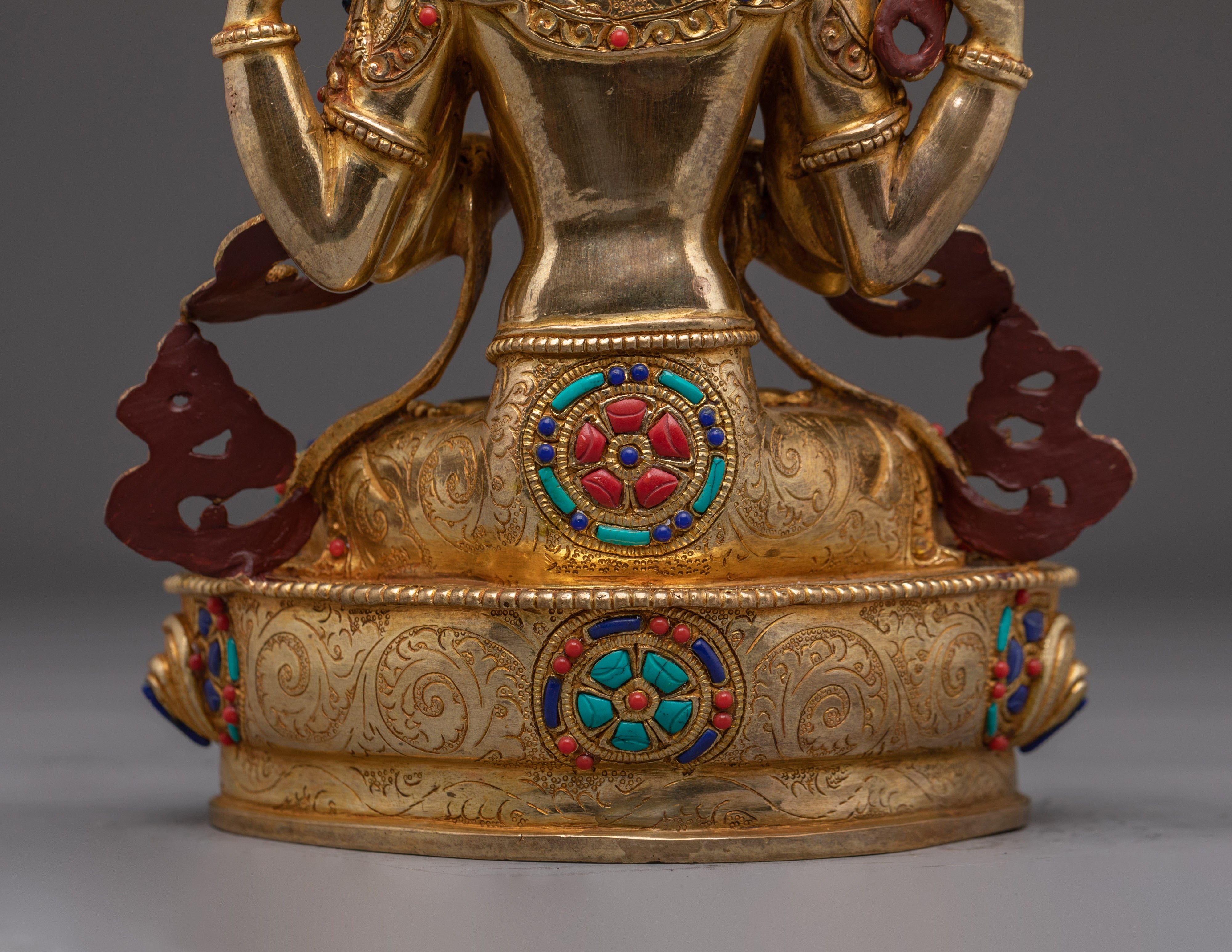 Chenrezig Four-Armed Deity of Compassion | Buddhist Art for Shrine, Altar & Inner Peace