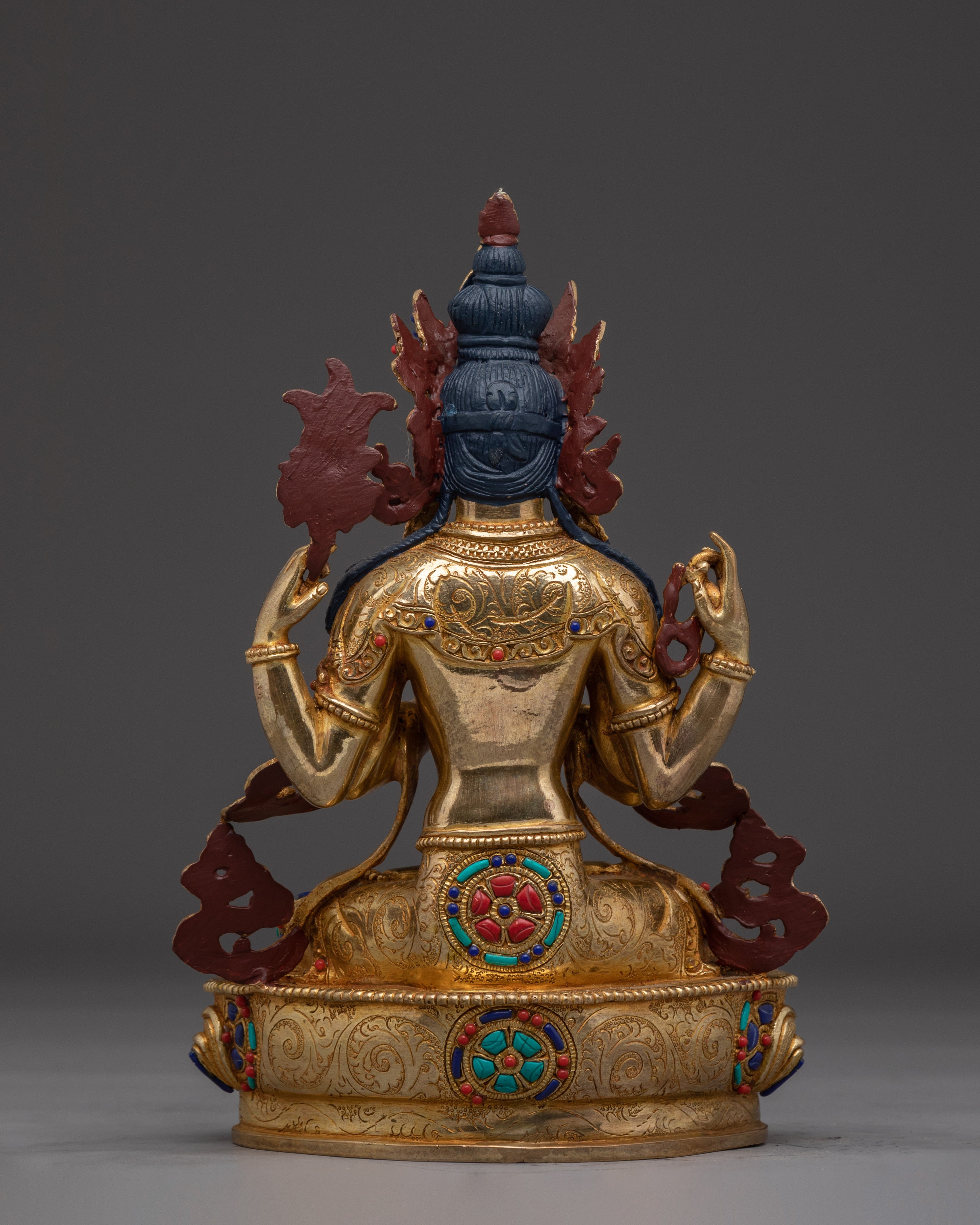 Chenrezig Four-Armed Deity of Compassion | Buddhist Art for Shrine, Altar & Inner Peace