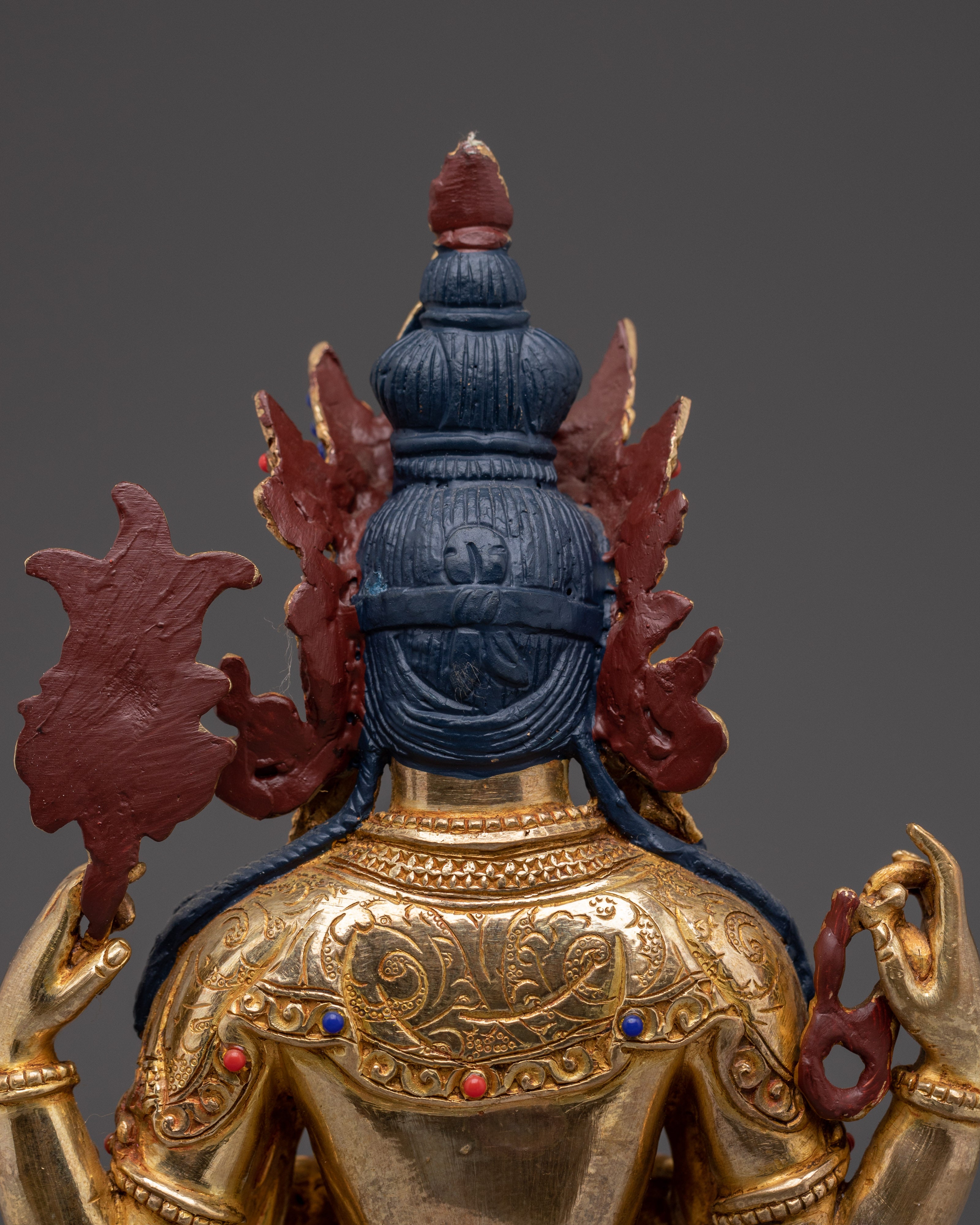 Chenrezig Four-Armed Deity of Compassion | Buddhist Art for Shrine, Altar & Inner Peace