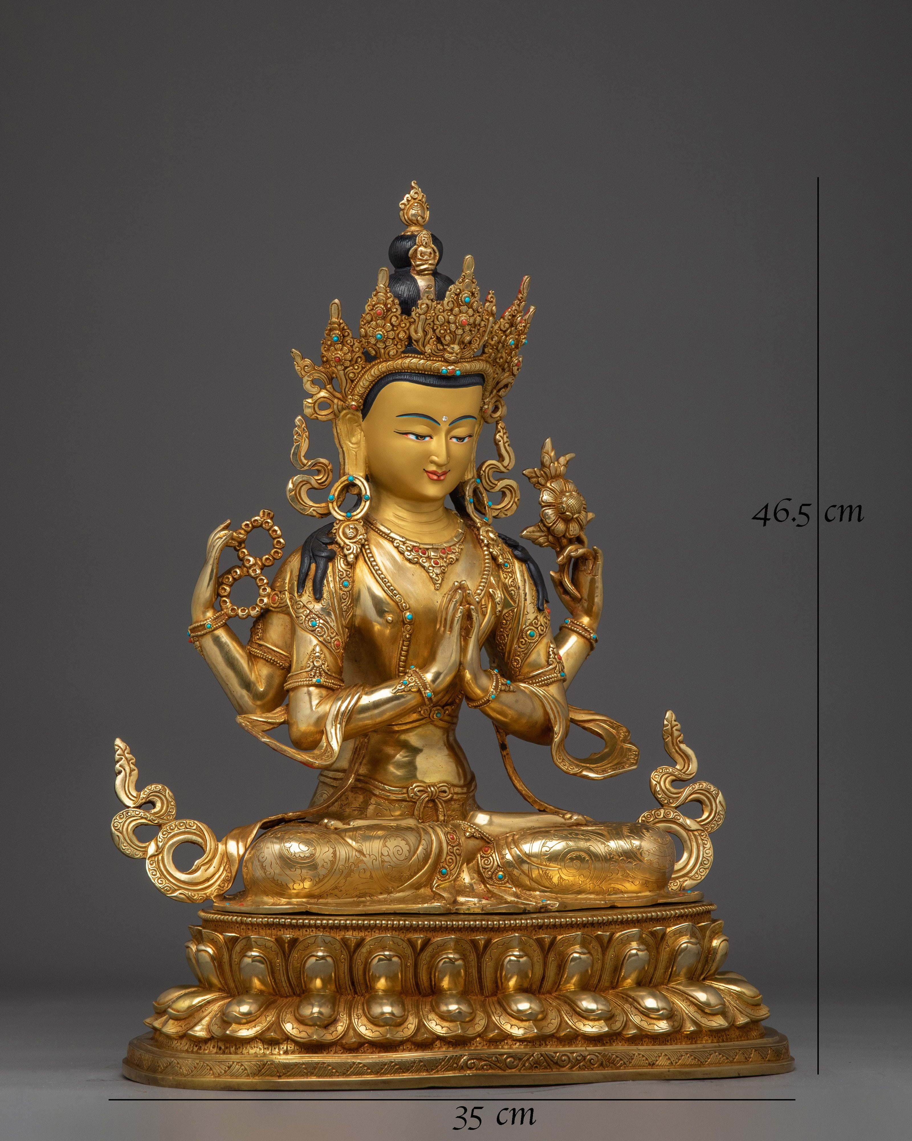 Embodiment of Compassion Chenrezig Art