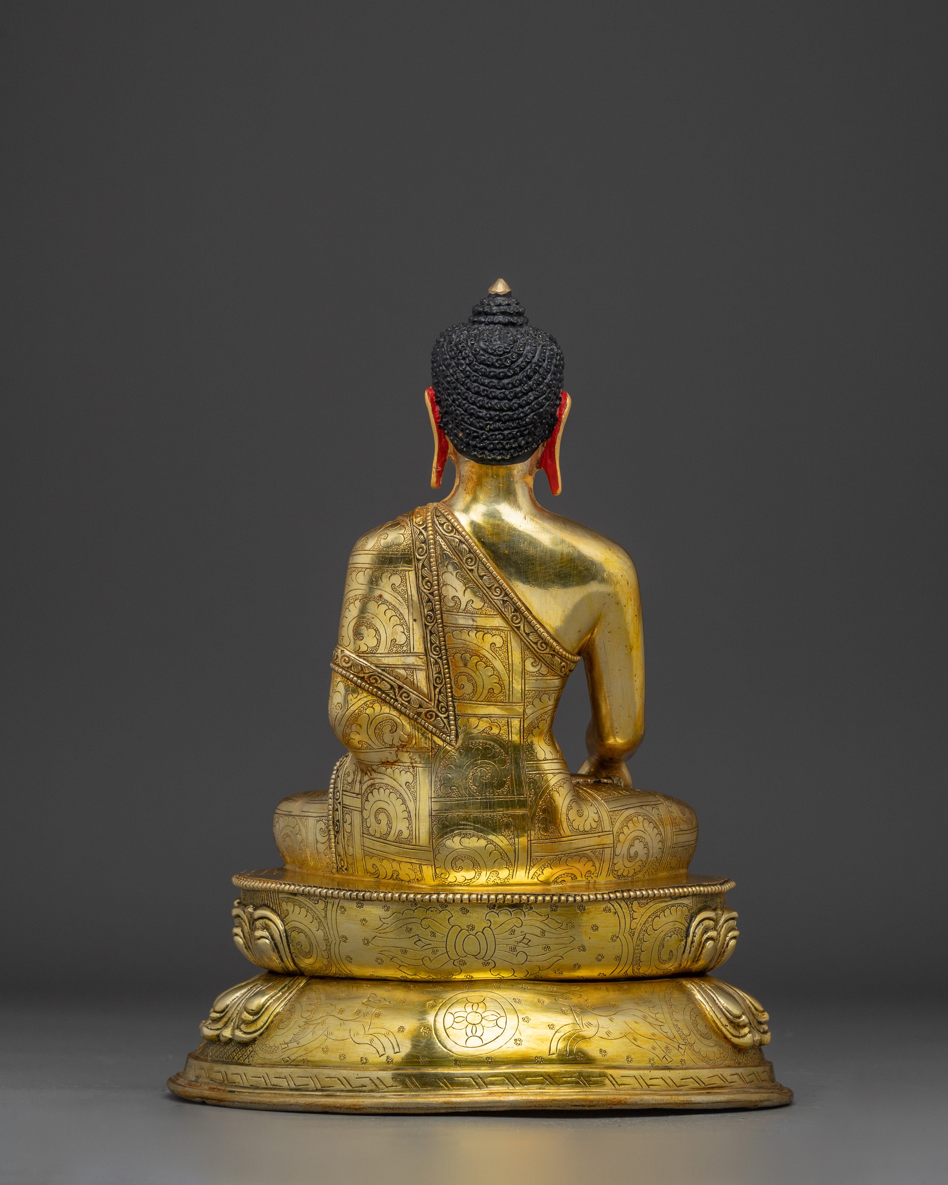 Handcrafted Copper Artwork Shakyamuni Buddha Statue | Perfect for Meditation