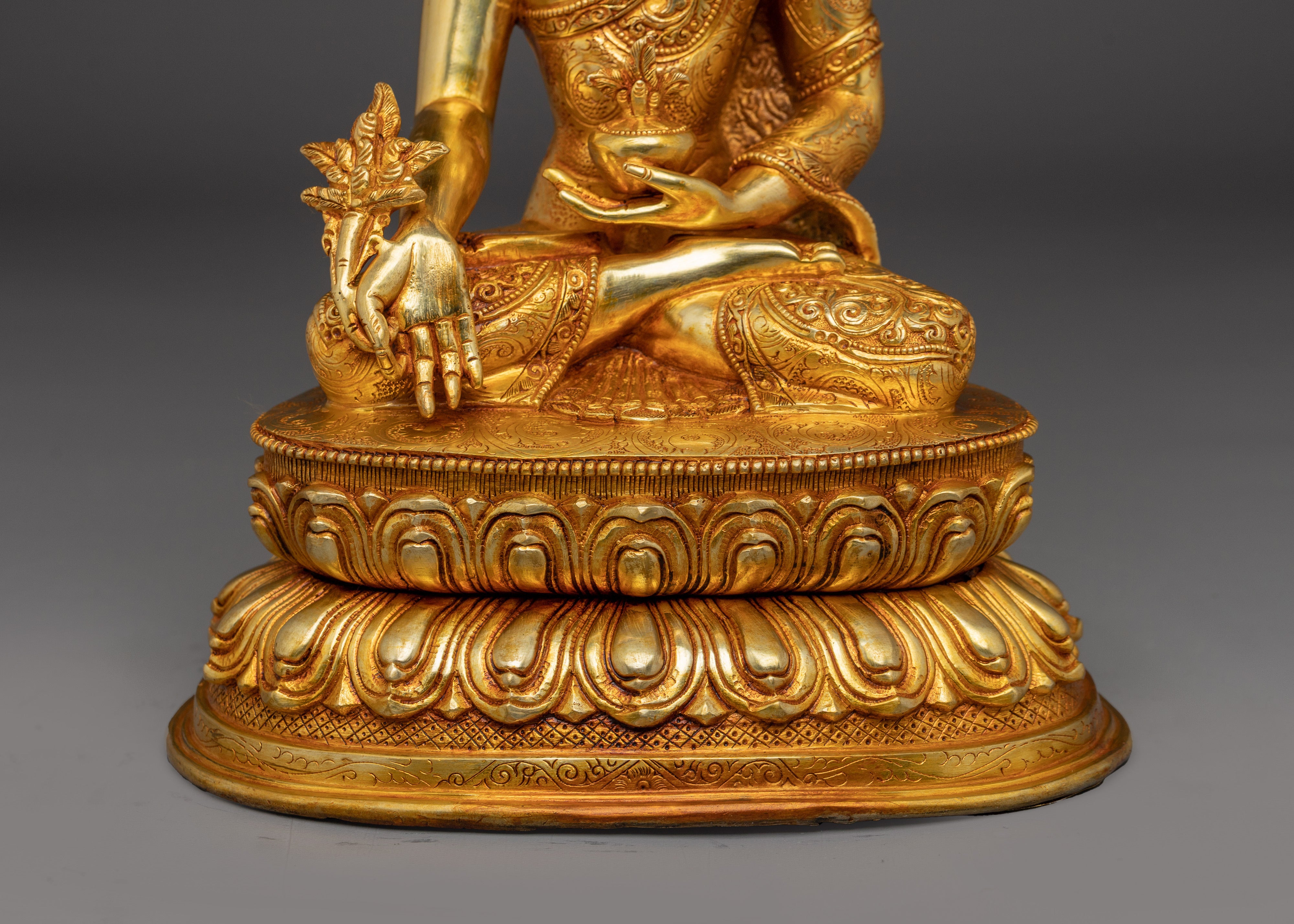Vajrayana Deity Golden Medicine Buddha | Healing Deity of Tibetan Buddhism