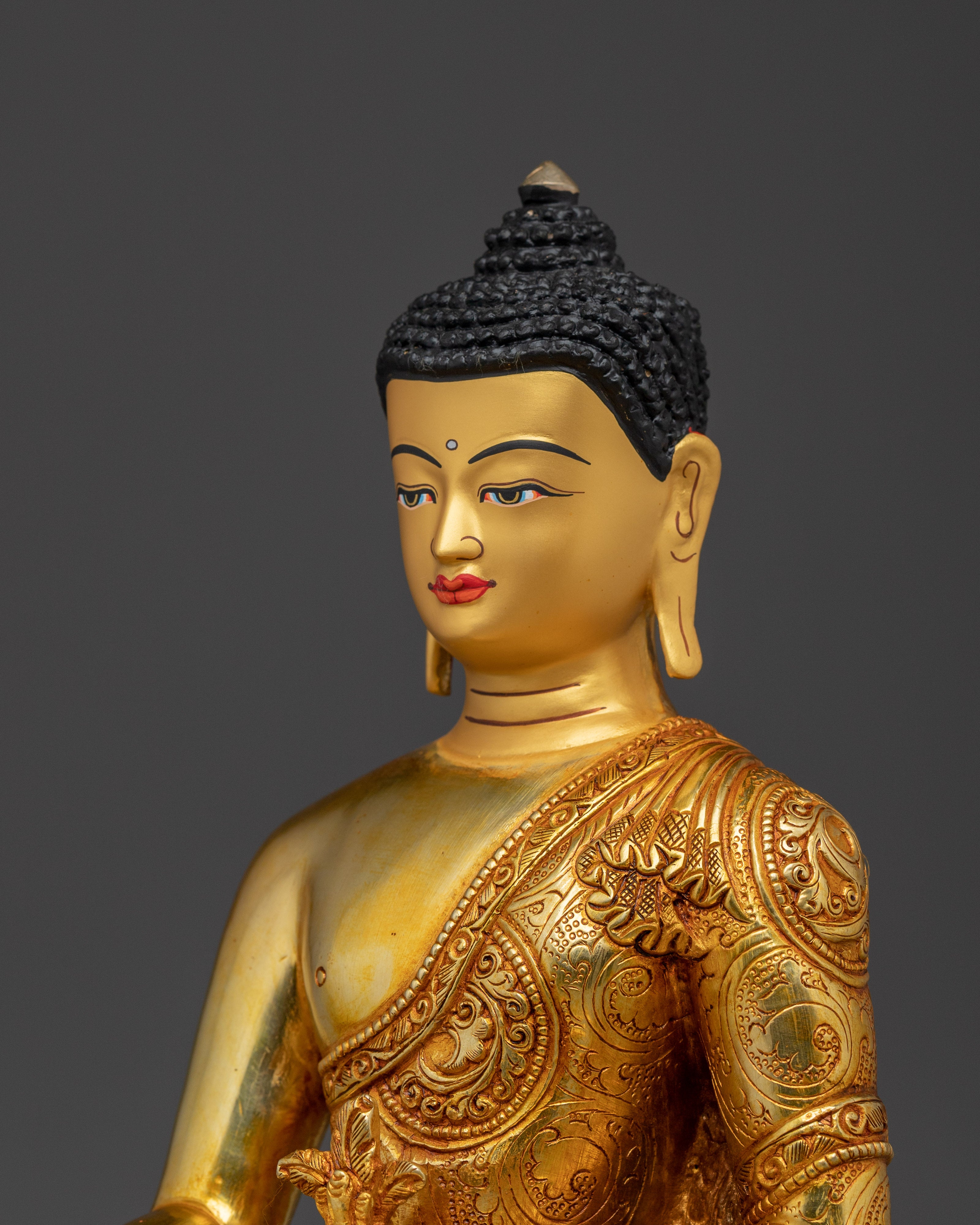 Vajrayana Deity Golden Medicine Buddha | Healing Deity of Tibetan Buddhism