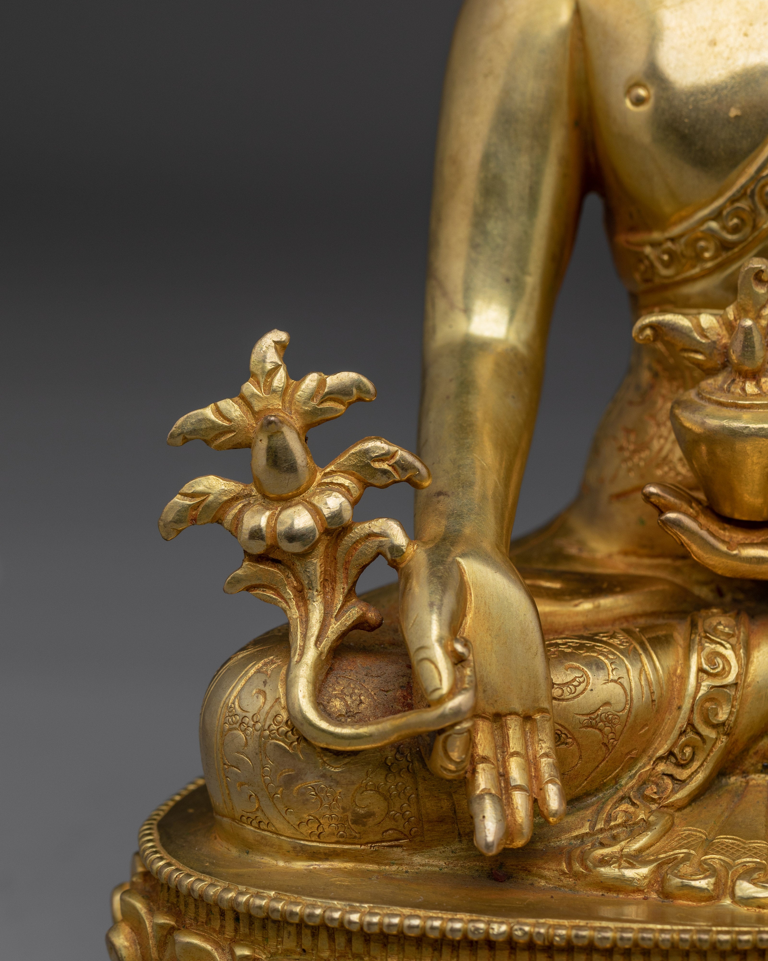Buddhist Bhaisajyaguru Healing Buddha Artwork | Medicine Buddha Statue